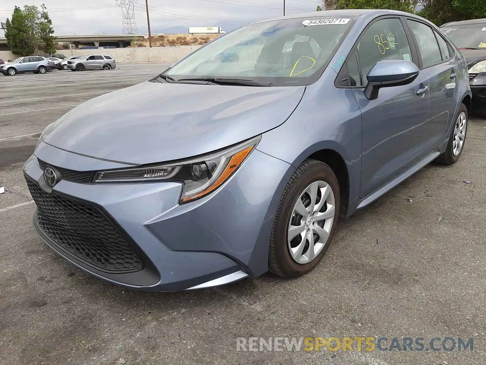 2 Photograph of a damaged car 5YFEPRAEXLP073855 TOYOTA COROLLA 2020