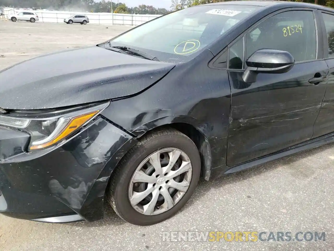 9 Photograph of a damaged car 5YFEPRAEXLP074343 TOYOTA COROLLA 2020