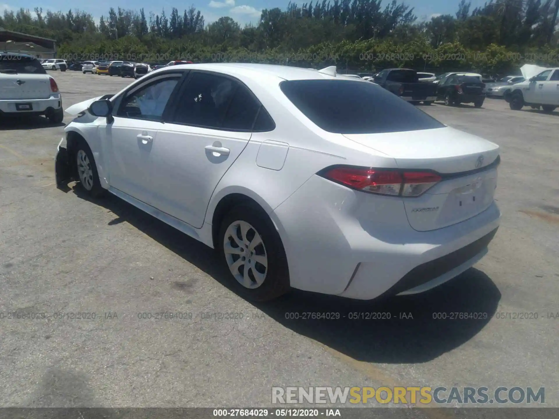 3 Photograph of a damaged car 5YFEPRAEXLP074648 TOYOTA COROLLA 2020