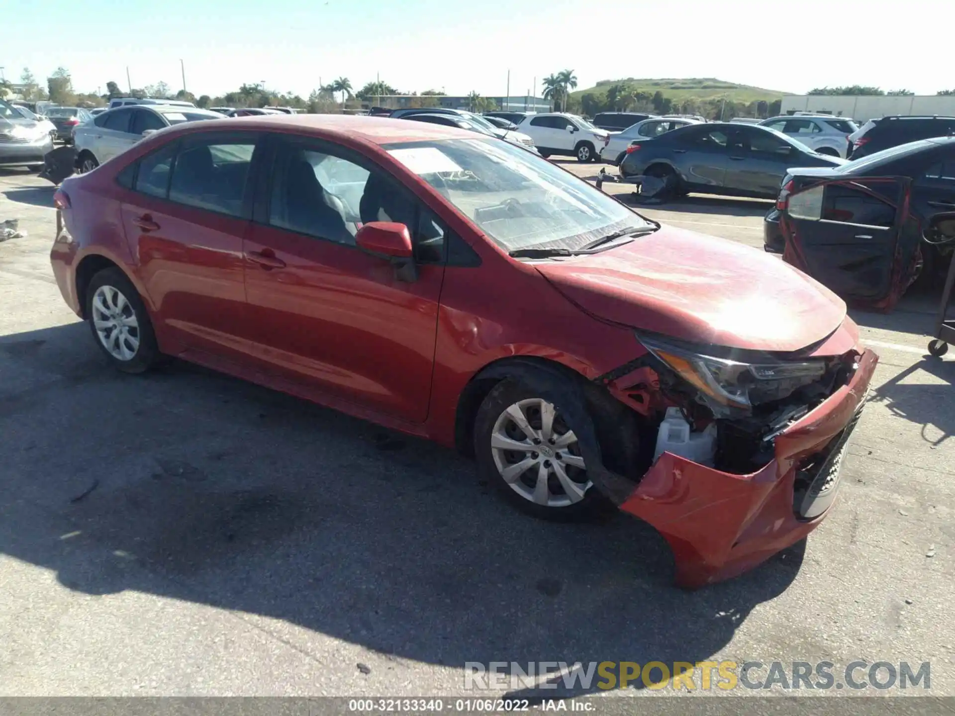 1 Photograph of a damaged car 5YFEPRAEXLP074729 TOYOTA COROLLA 2020