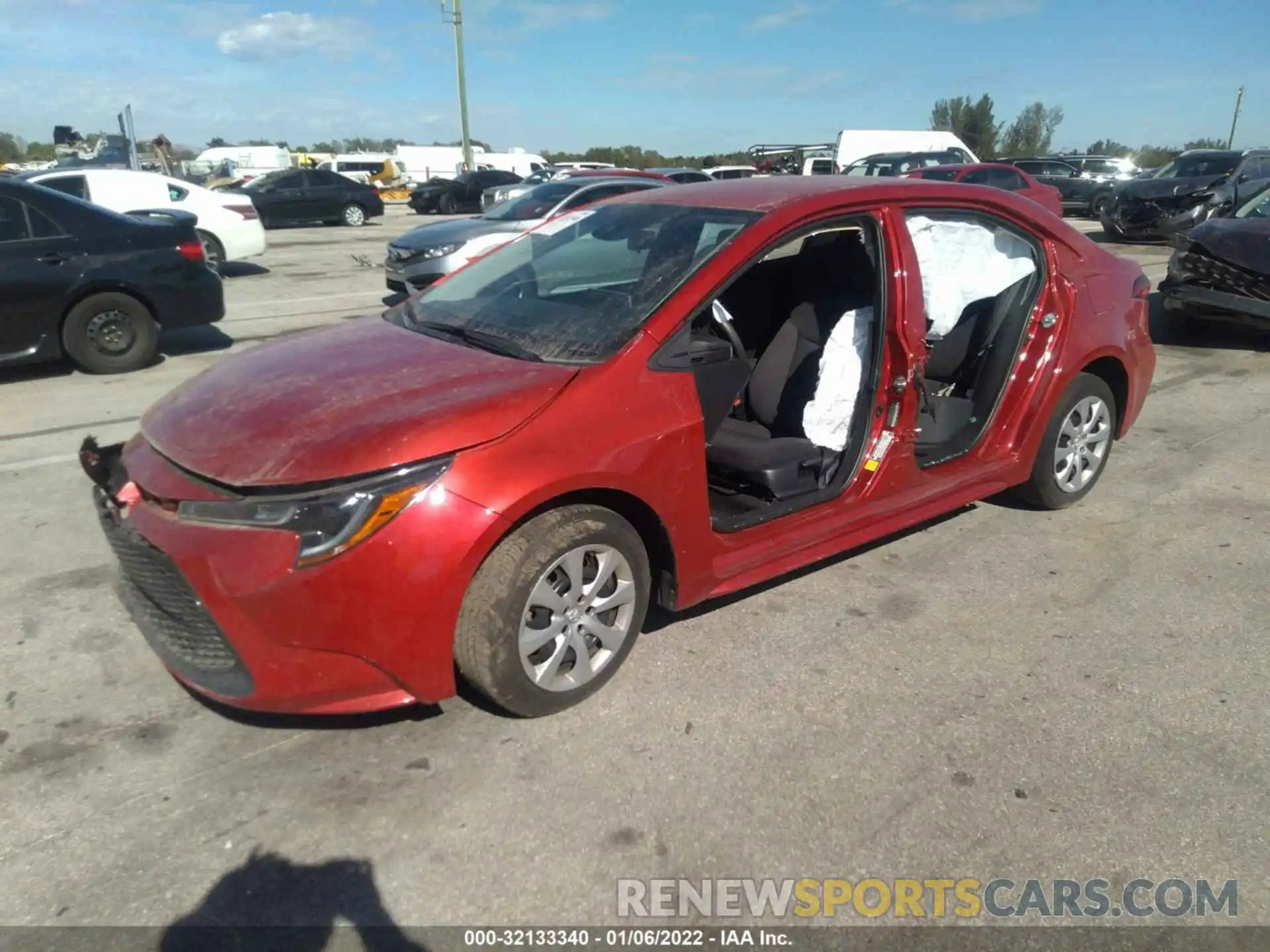 2 Photograph of a damaged car 5YFEPRAEXLP074729 TOYOTA COROLLA 2020