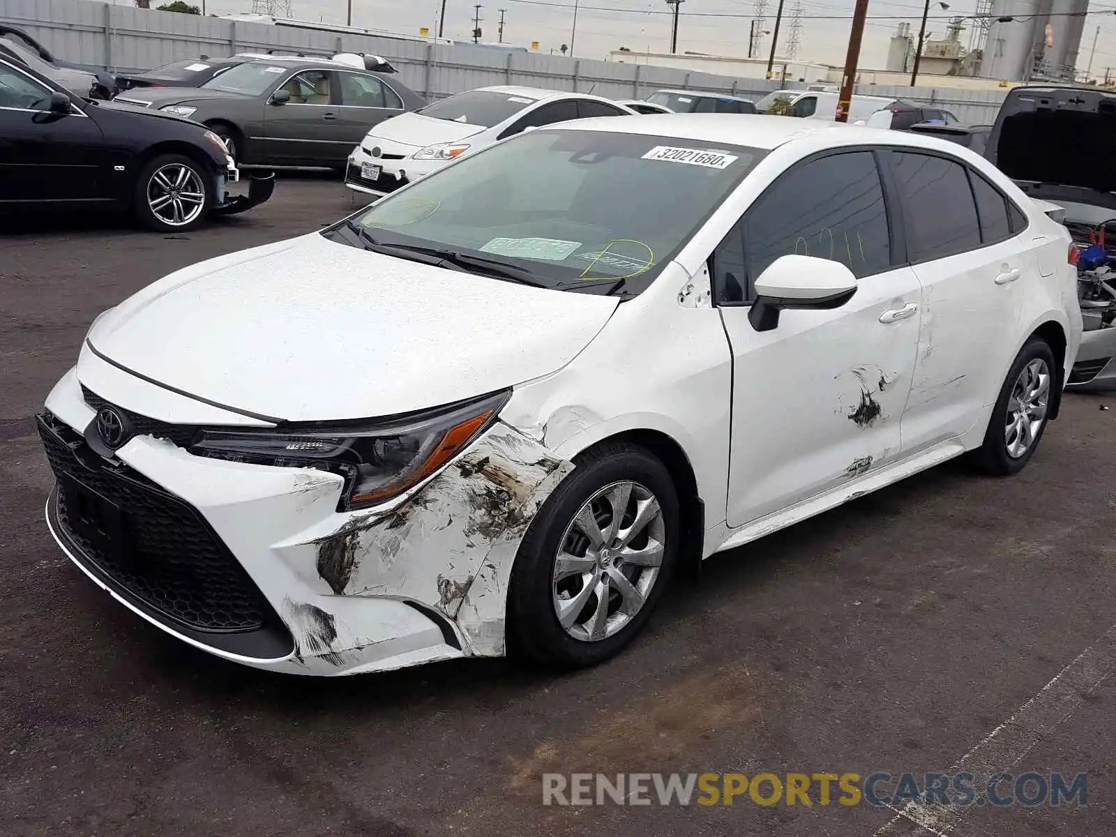 2 Photograph of a damaged car 5YFEPRAEXLP075010 TOYOTA COROLLA 2020