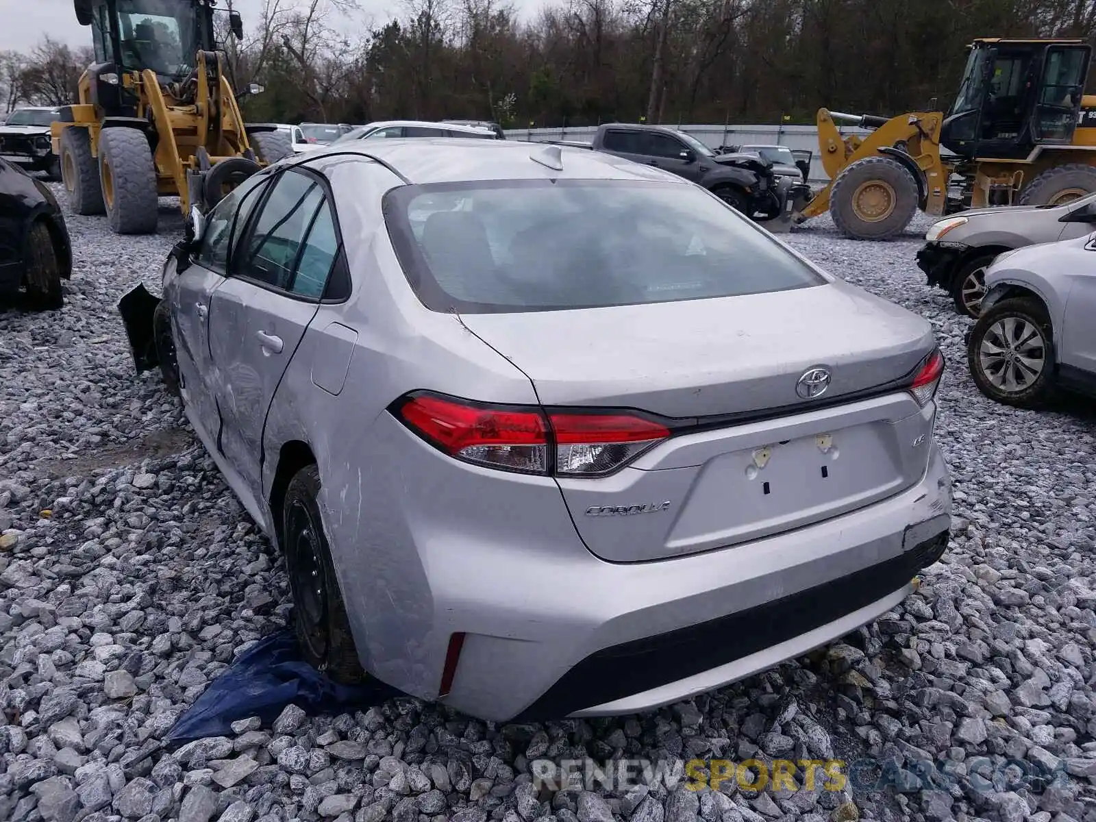 3 Photograph of a damaged car 5YFEPRAEXLP075329 TOYOTA COROLLA 2020