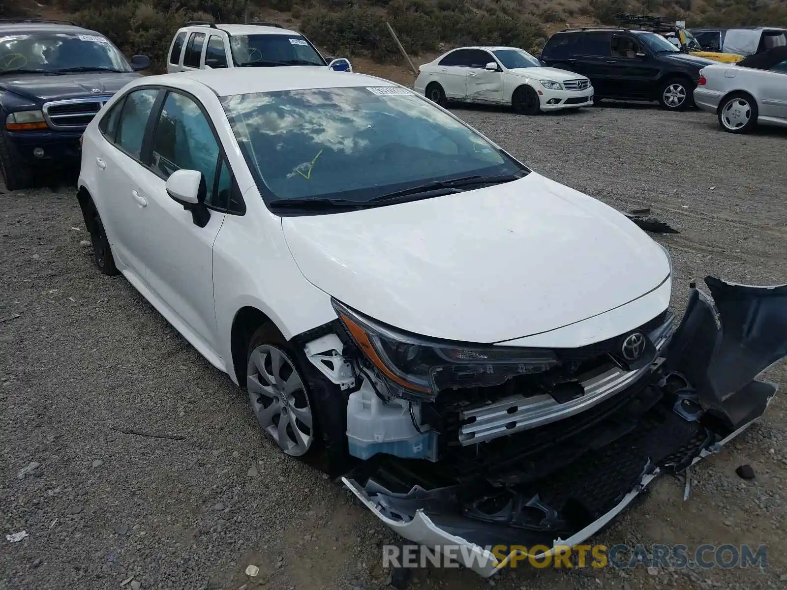 1 Photograph of a damaged car 5YFEPRAEXLP075878 TOYOTA COROLLA 2020