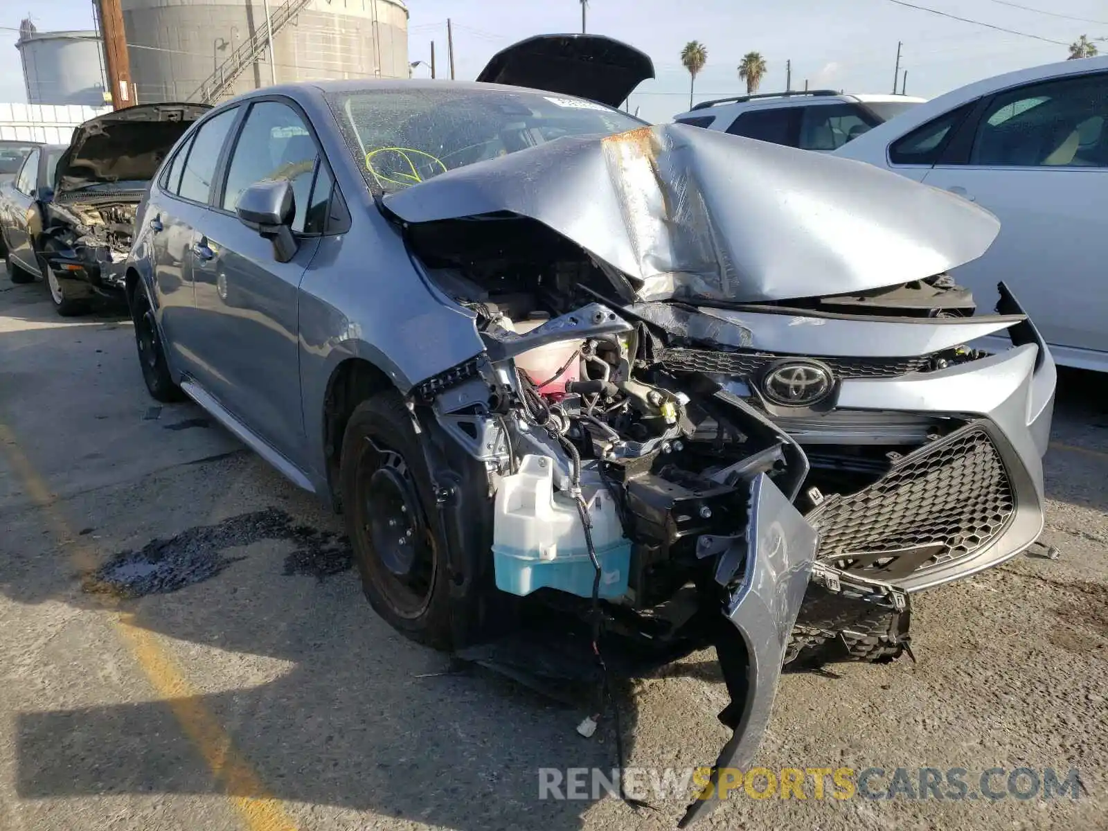 1 Photograph of a damaged car 5YFEPRAEXLP076223 TOYOTA COROLLA 2020