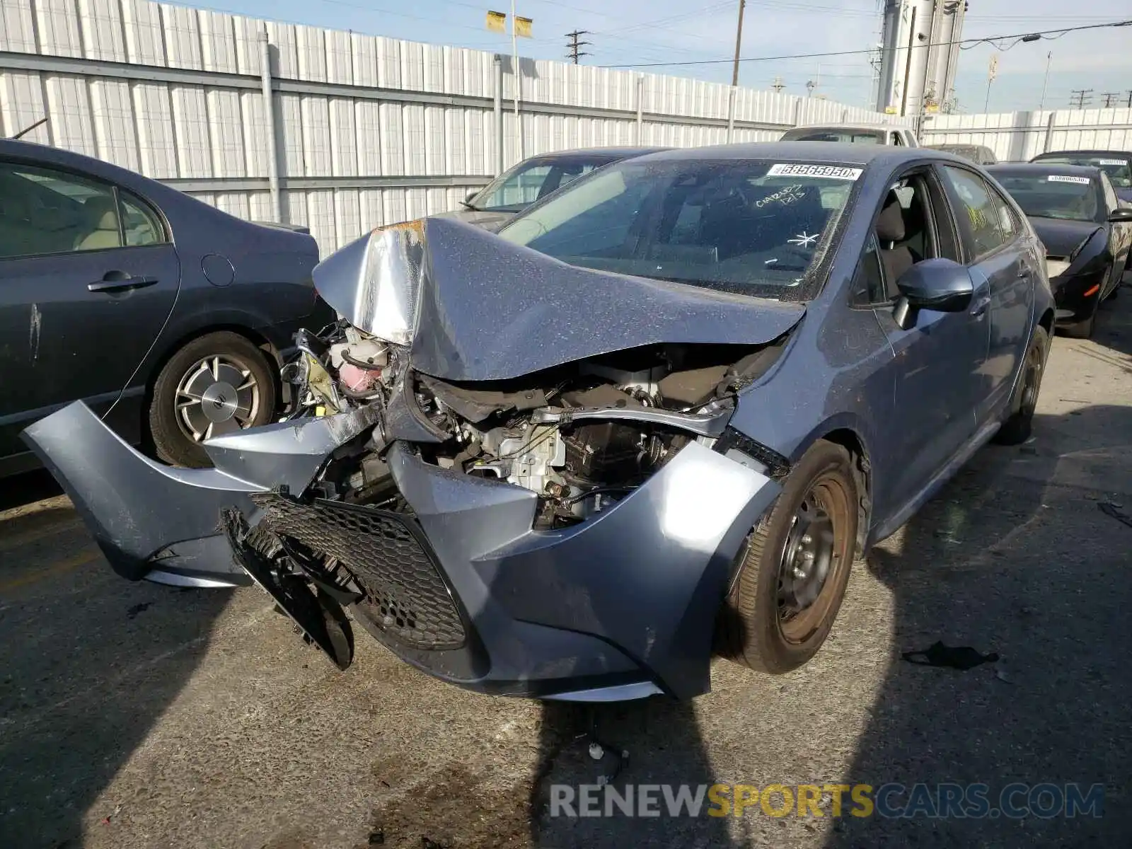 2 Photograph of a damaged car 5YFEPRAEXLP076223 TOYOTA COROLLA 2020