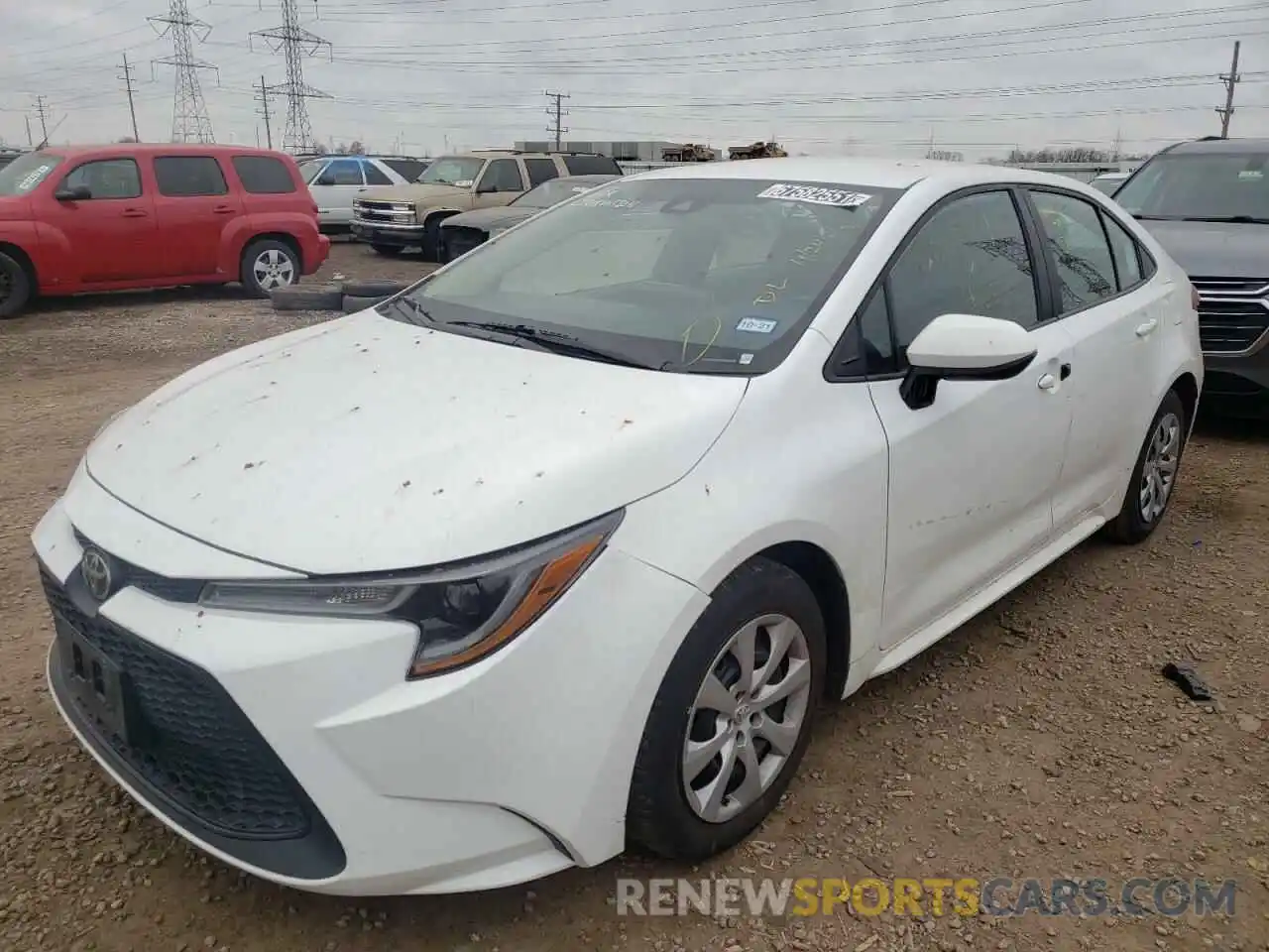 2 Photograph of a damaged car 5YFEPRAEXLP076254 TOYOTA COROLLA 2020