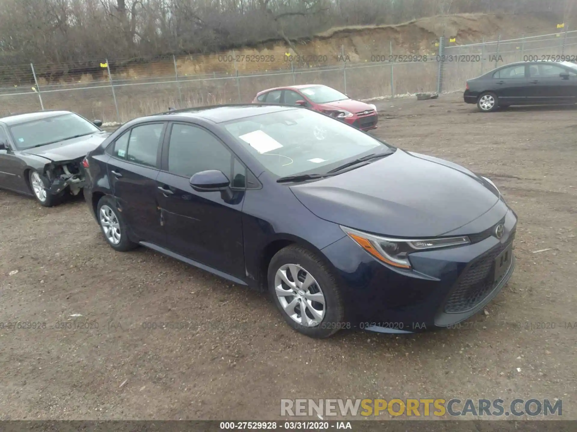 1 Photograph of a damaged car 5YFEPRAEXLP076318 TOYOTA COROLLA 2020