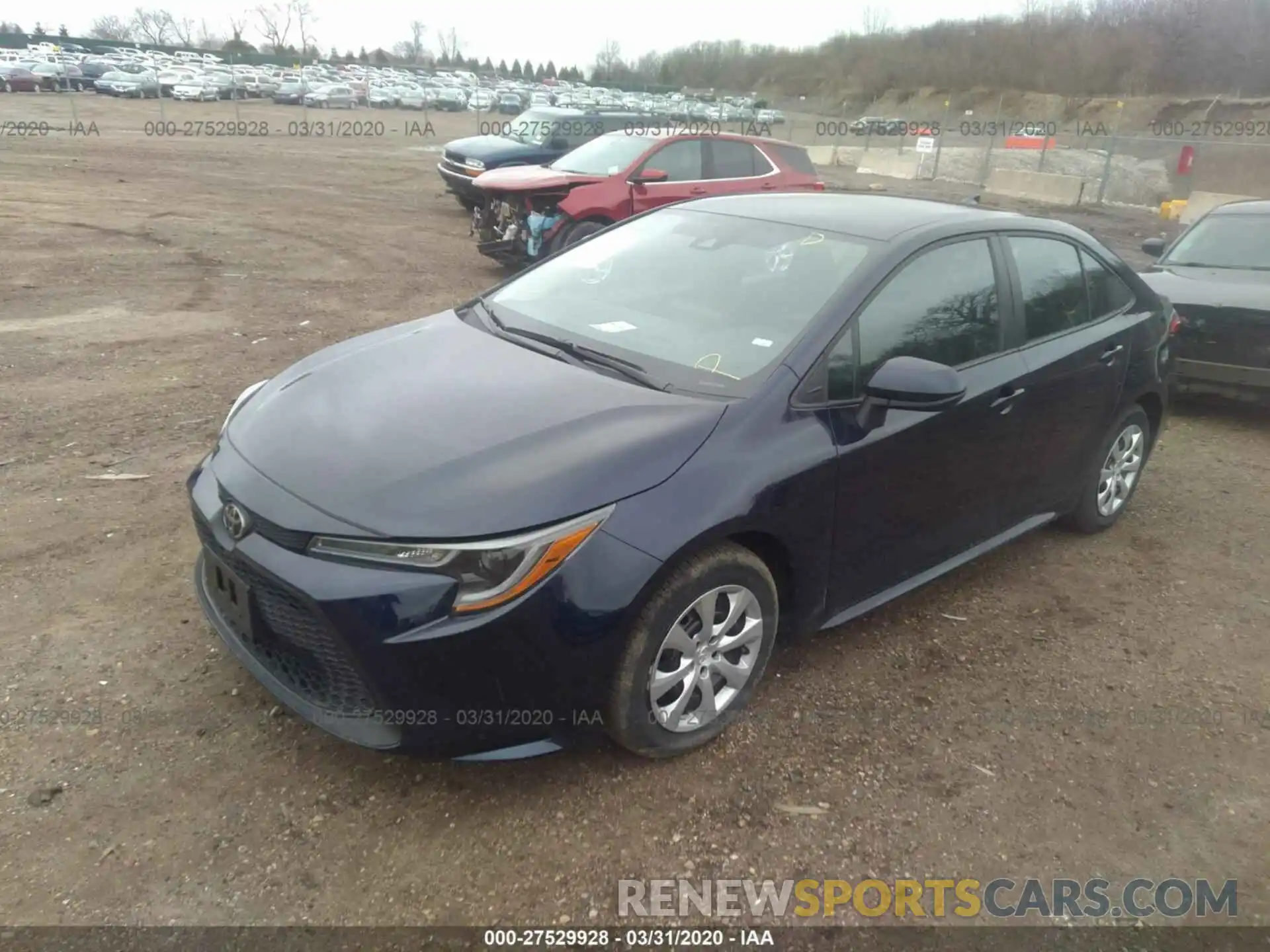 2 Photograph of a damaged car 5YFEPRAEXLP076318 TOYOTA COROLLA 2020