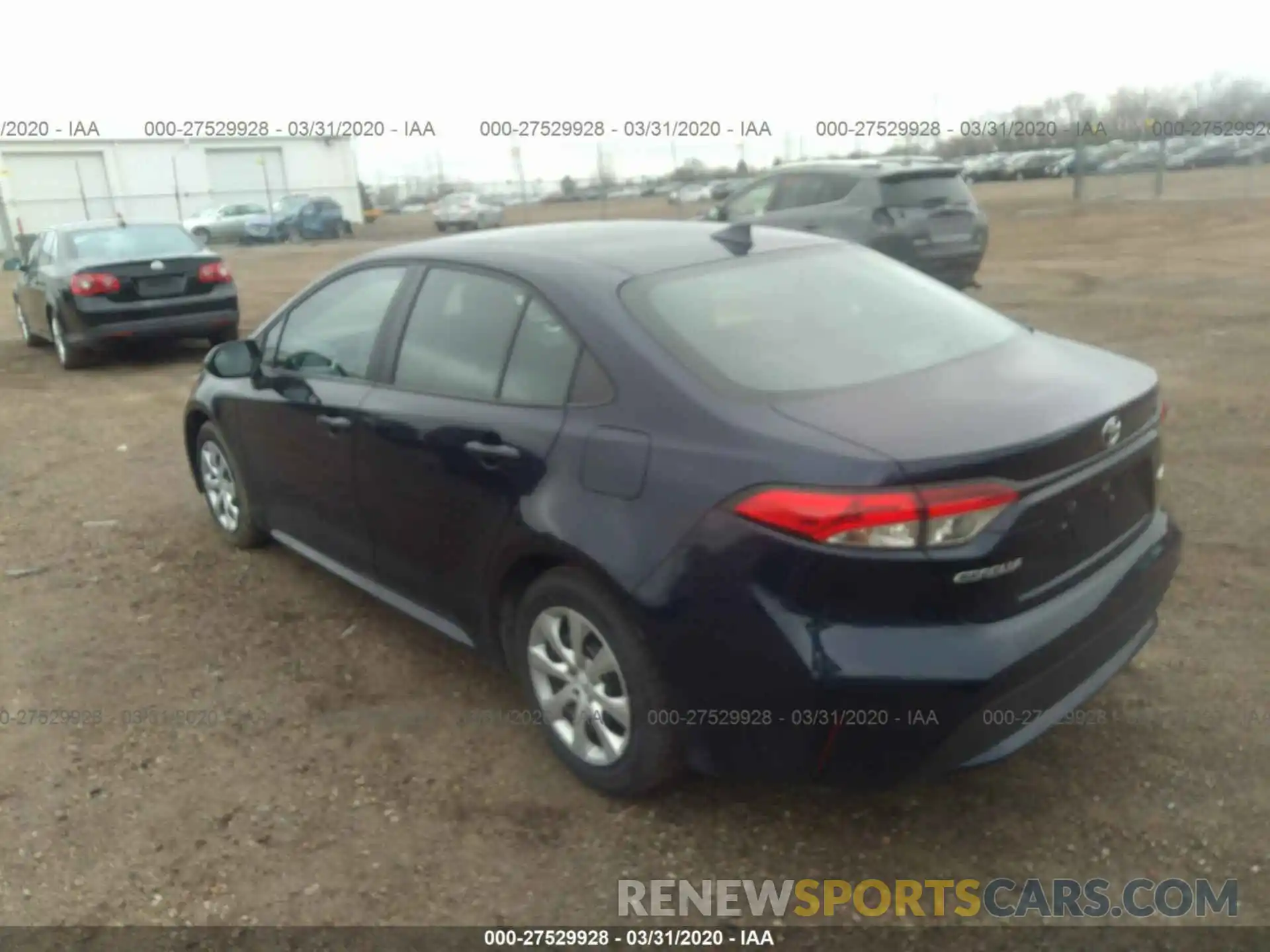 3 Photograph of a damaged car 5YFEPRAEXLP076318 TOYOTA COROLLA 2020