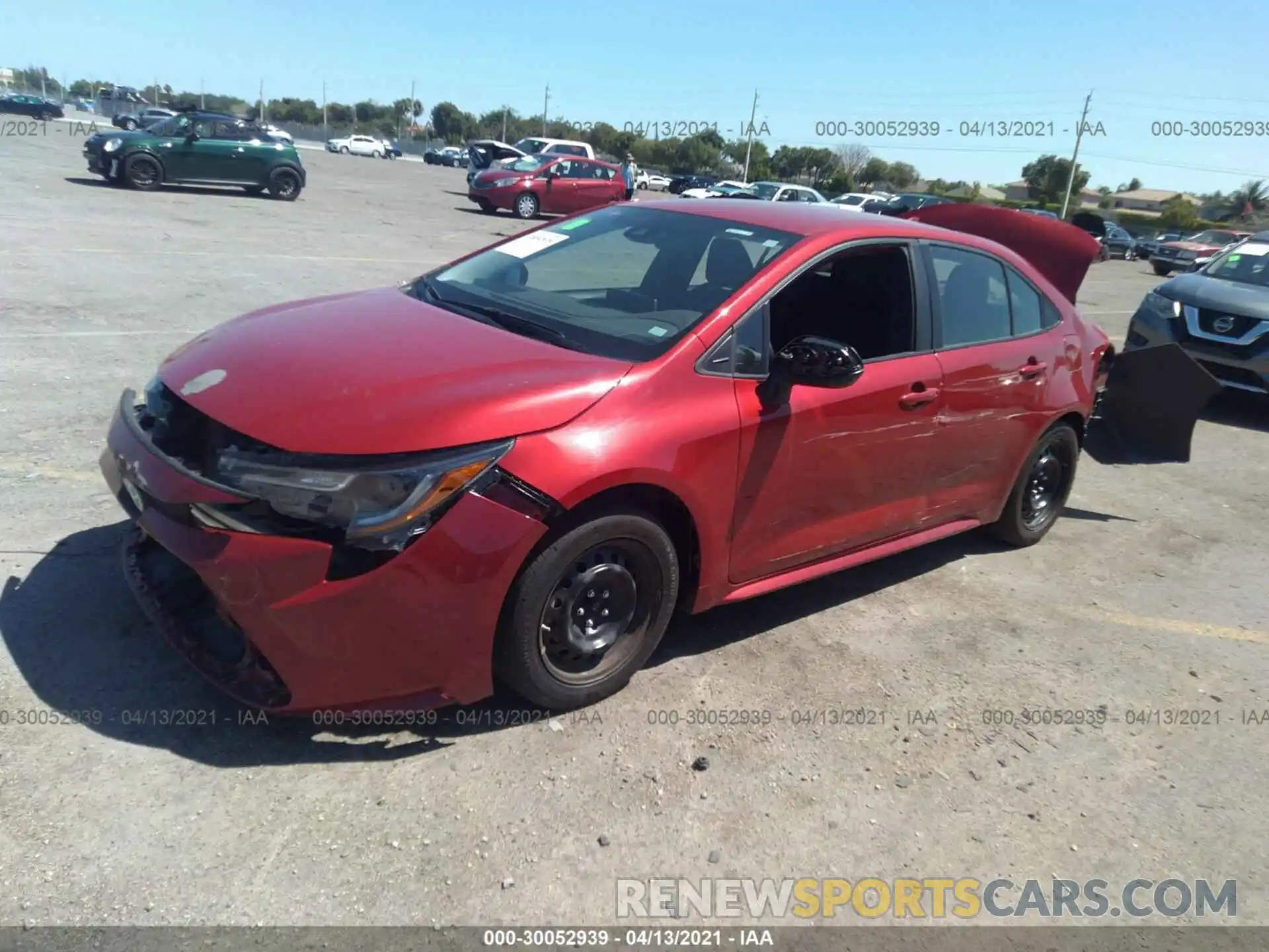 2 Photograph of a damaged car 5YFEPRAEXLP076349 TOYOTA COROLLA 2020