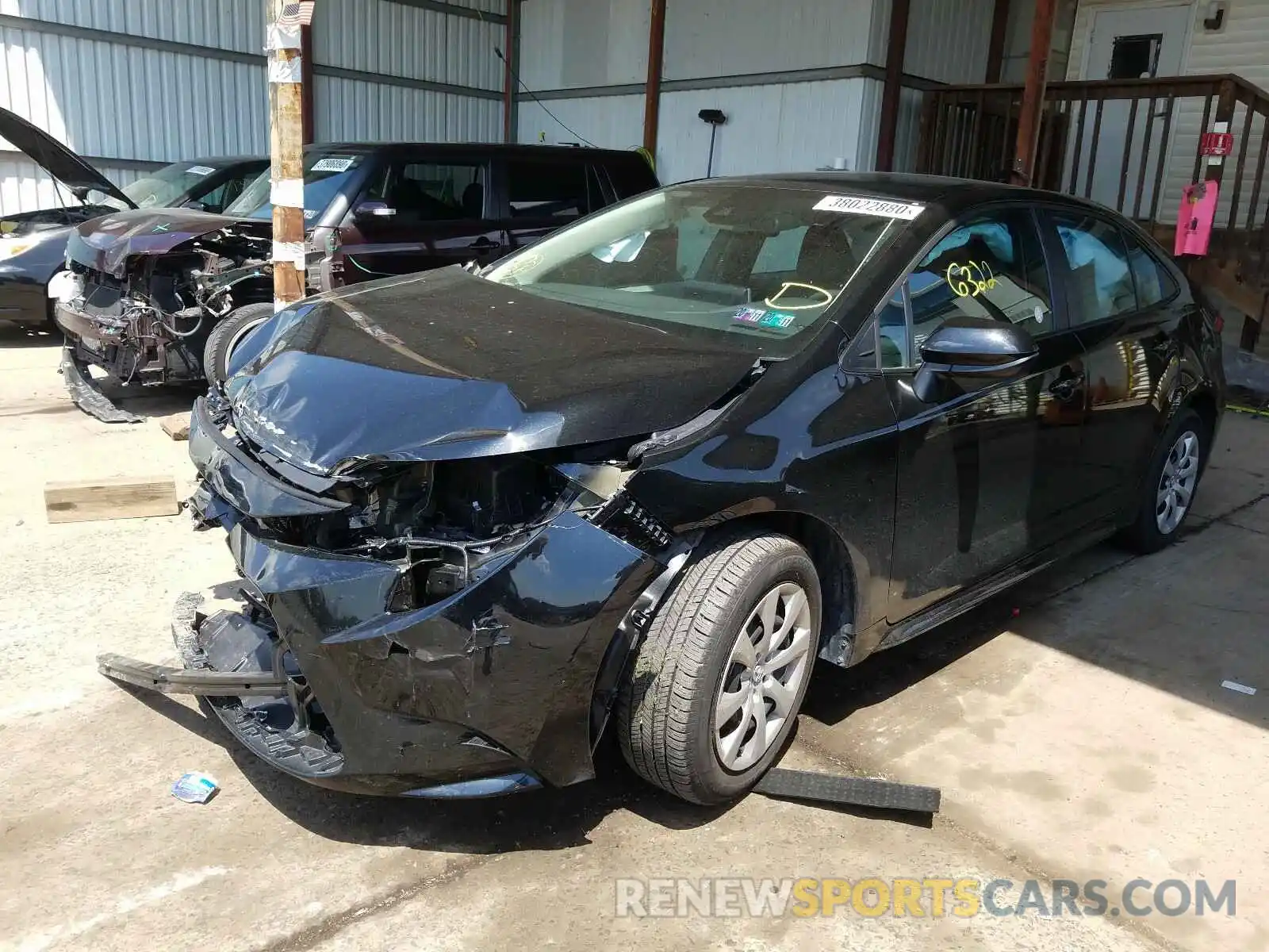 2 Photograph of a damaged car 5YFEPRAEXLP077842 TOYOTA COROLLA 2020