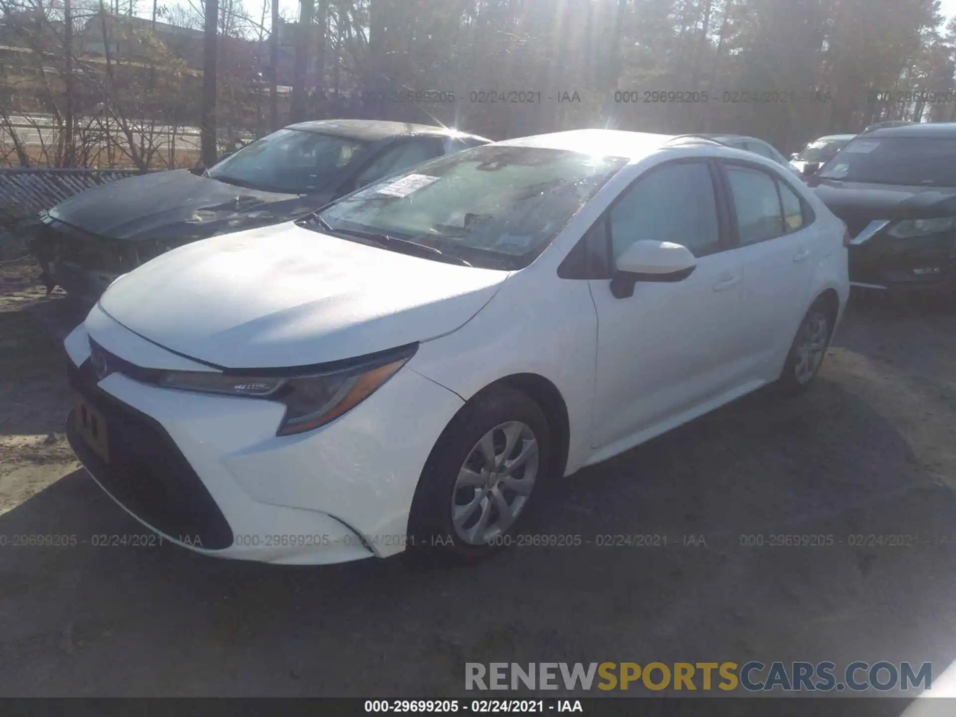 2 Photograph of a damaged car 5YFEPRAEXLP078070 TOYOTA COROLLA 2020