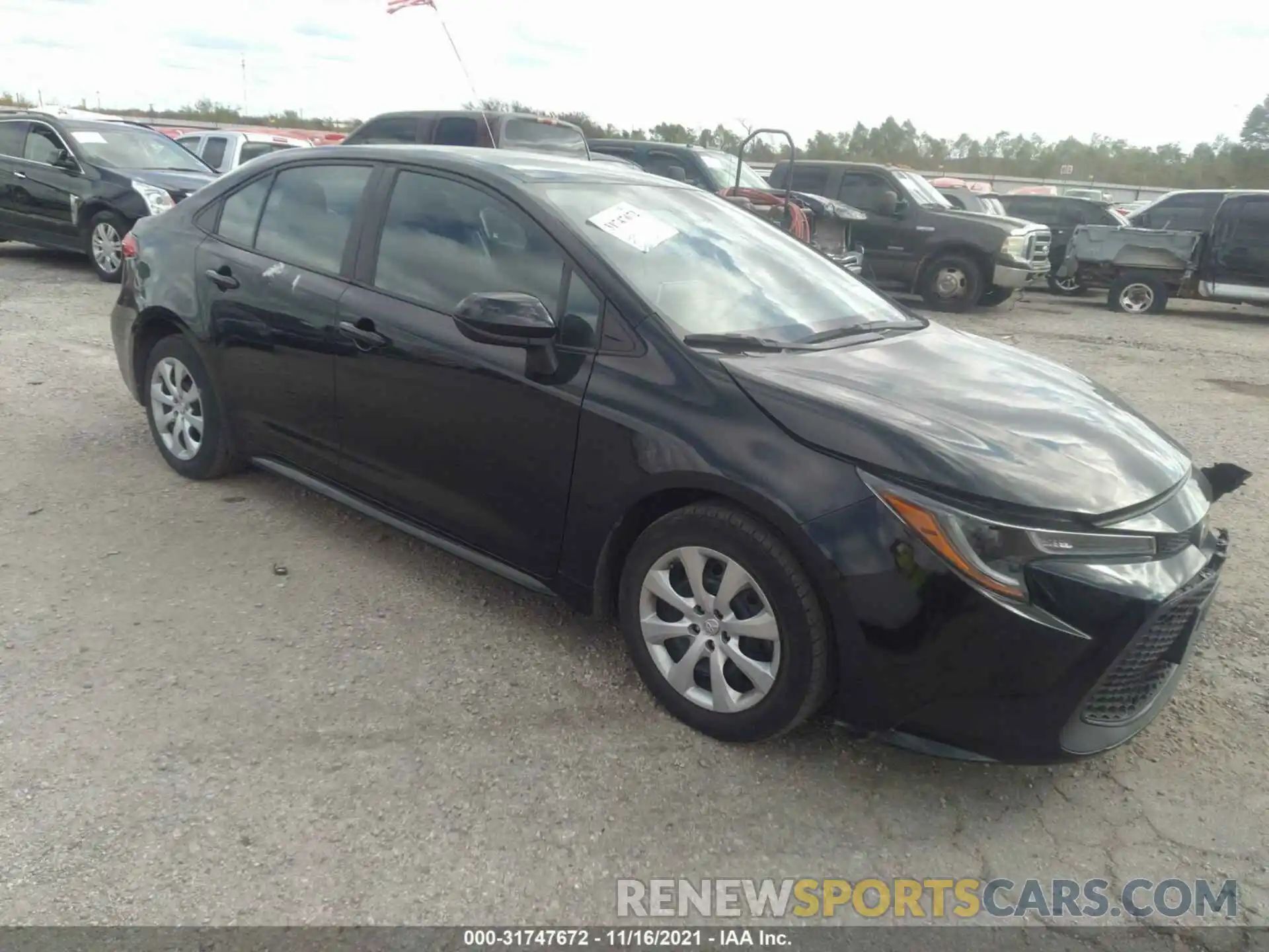 1 Photograph of a damaged car 5YFEPRAEXLP078201 TOYOTA COROLLA 2020