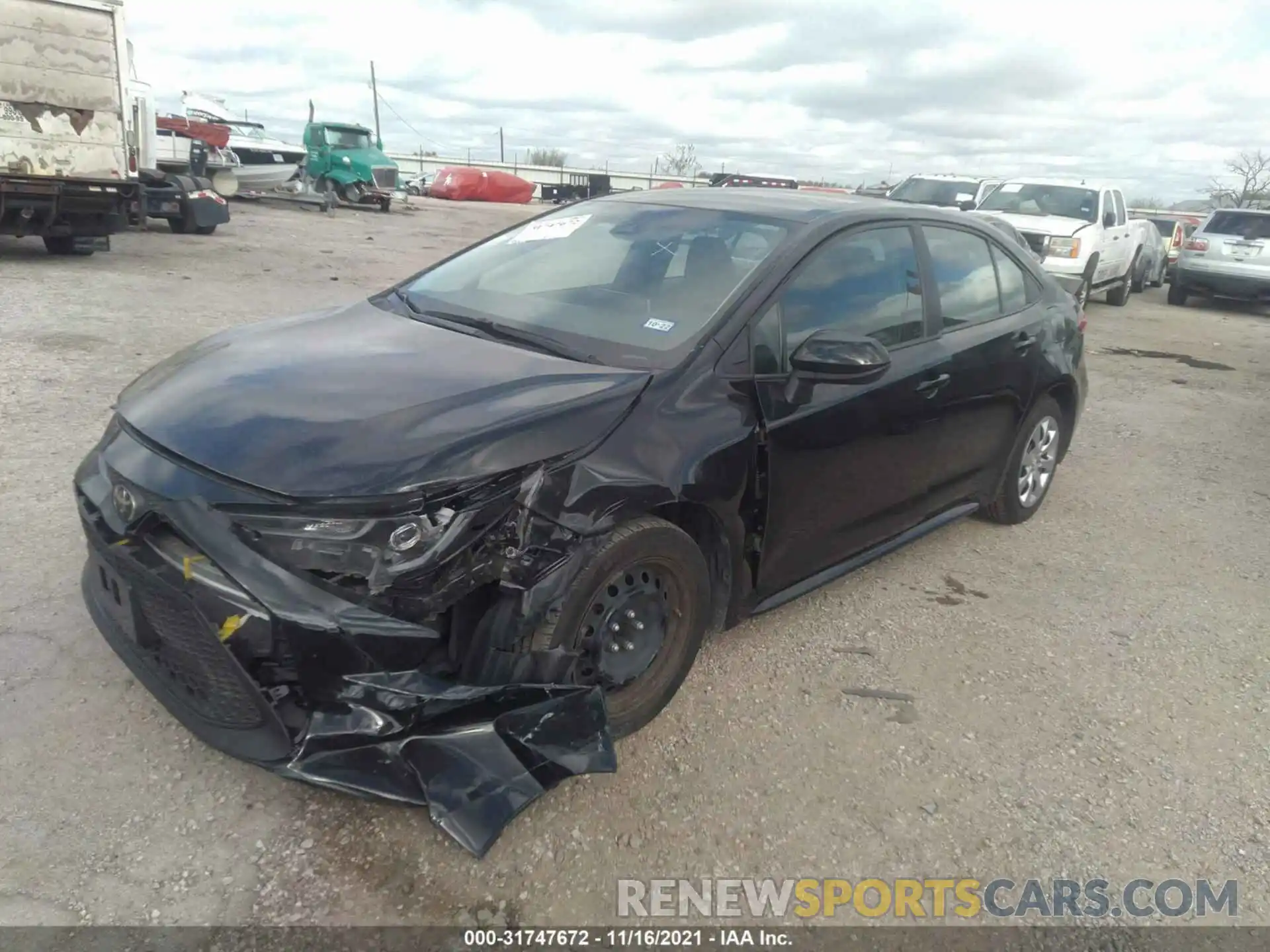 2 Photograph of a damaged car 5YFEPRAEXLP078201 TOYOTA COROLLA 2020