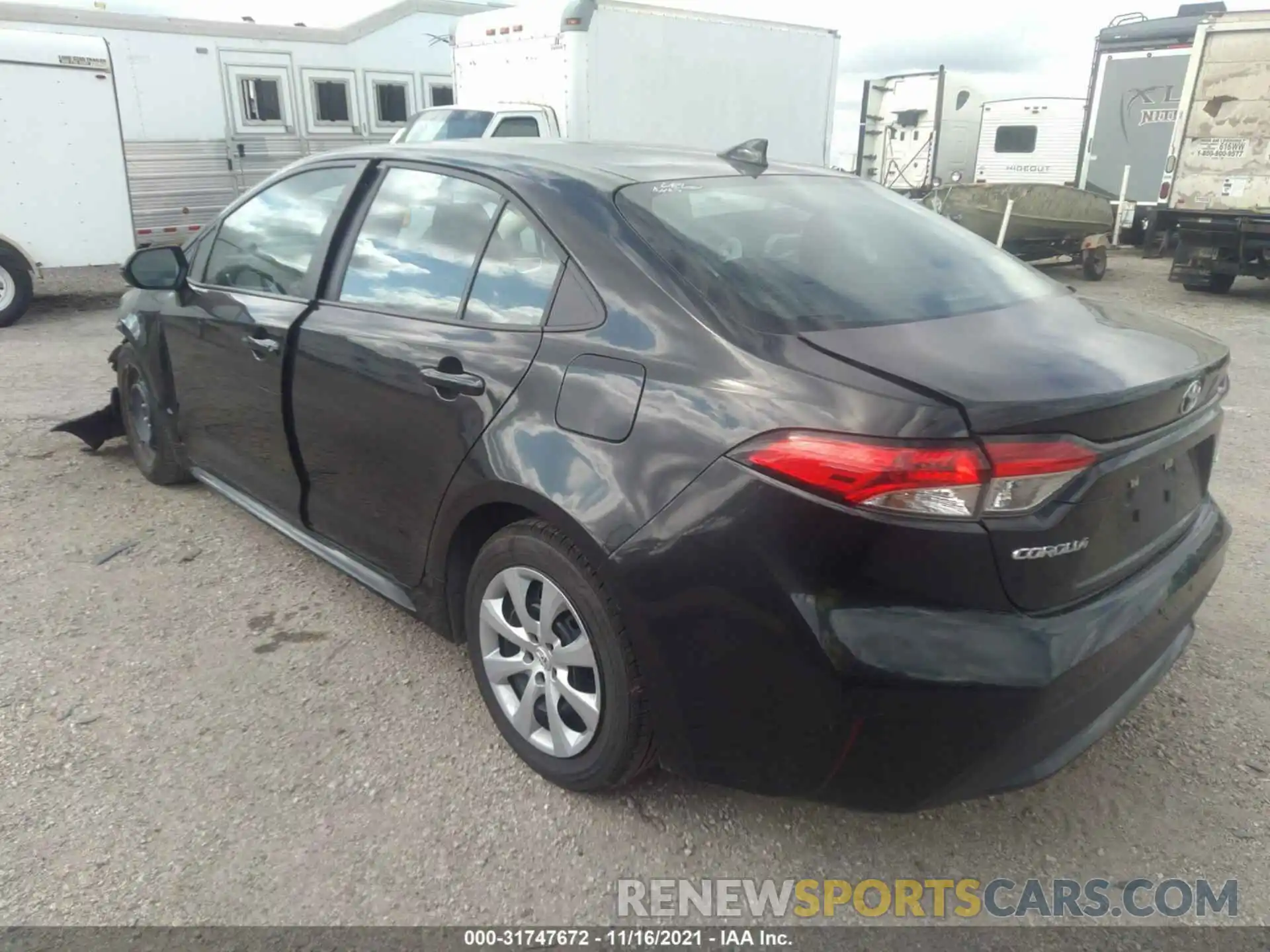 3 Photograph of a damaged car 5YFEPRAEXLP078201 TOYOTA COROLLA 2020