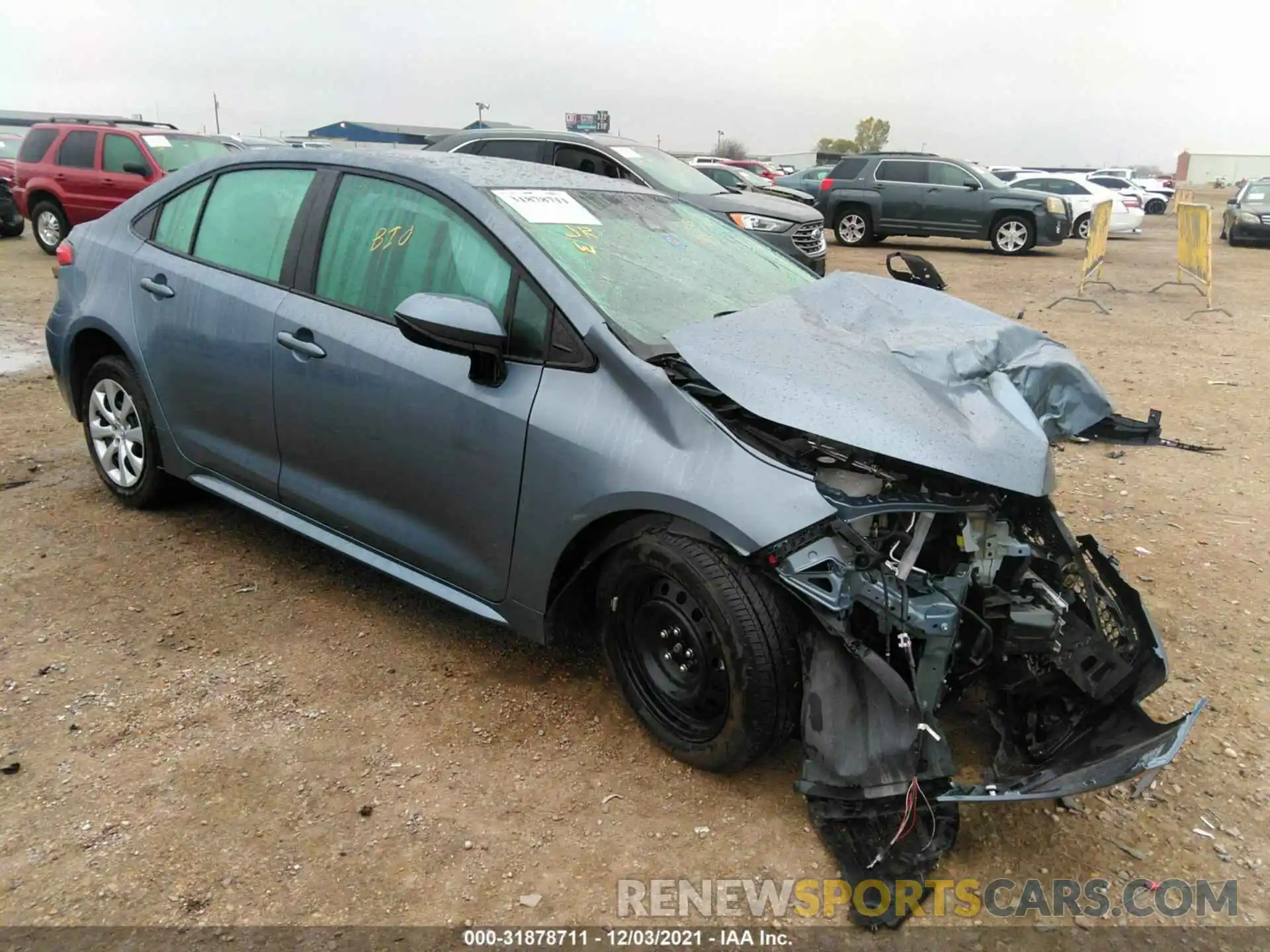 1 Photograph of a damaged car 5YFEPRAEXLP078456 TOYOTA COROLLA 2020