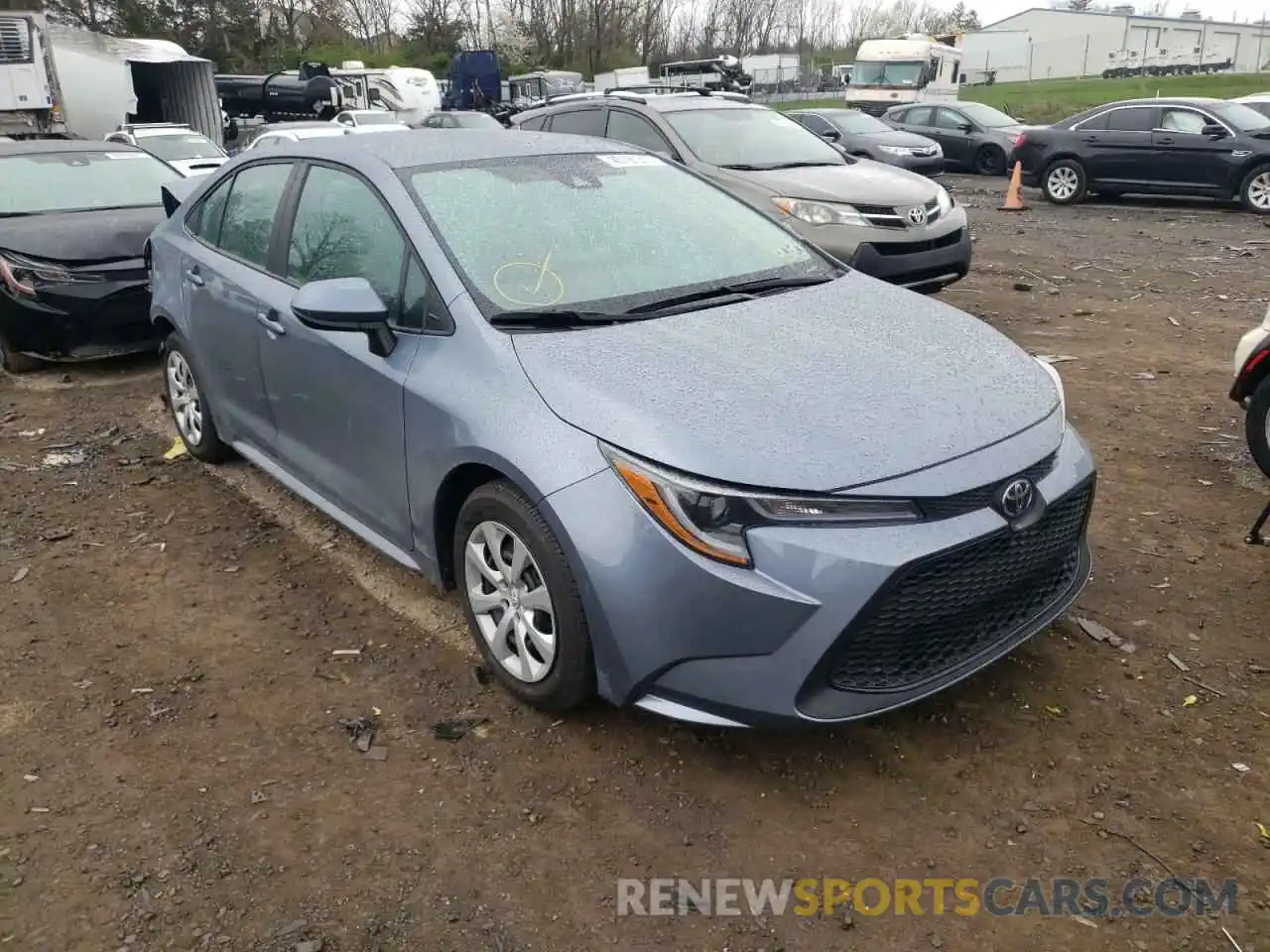 1 Photograph of a damaged car 5YFEPRAEXLP079333 TOYOTA COROLLA 2020