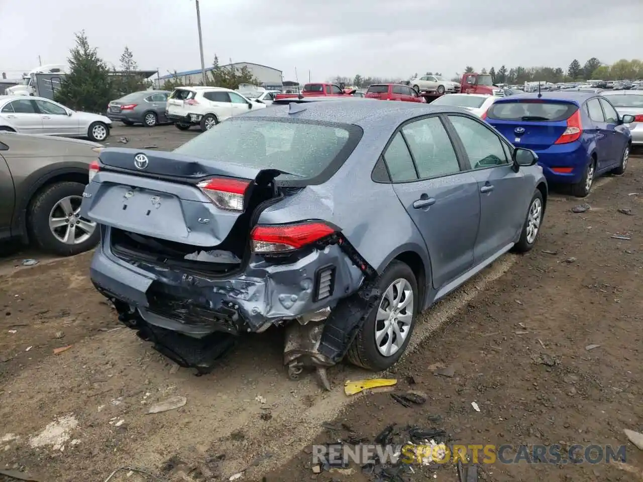 4 Photograph of a damaged car 5YFEPRAEXLP079333 TOYOTA COROLLA 2020