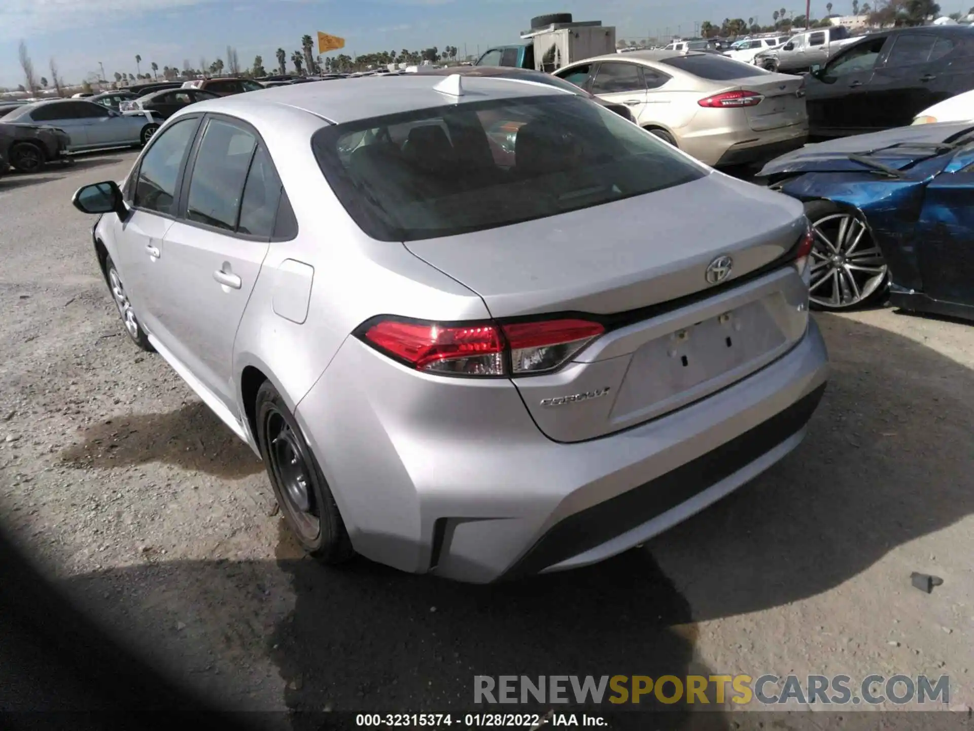 3 Photograph of a damaged car 5YFEPRAEXLP080398 TOYOTA COROLLA 2020