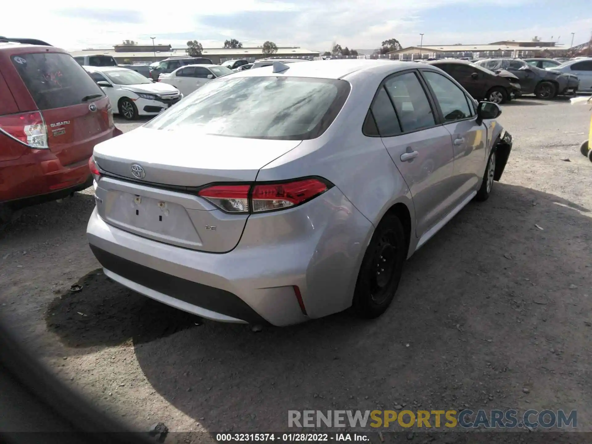 4 Photograph of a damaged car 5YFEPRAEXLP080398 TOYOTA COROLLA 2020