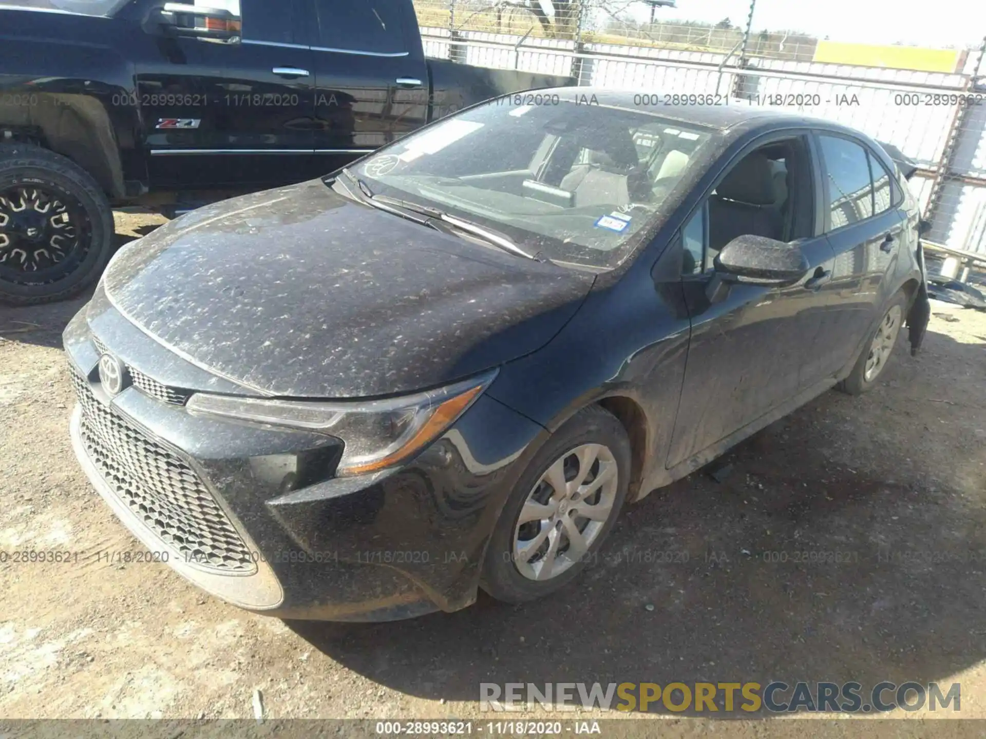 2 Photograph of a damaged car 5YFEPRAEXLP080806 TOYOTA COROLLA 2020