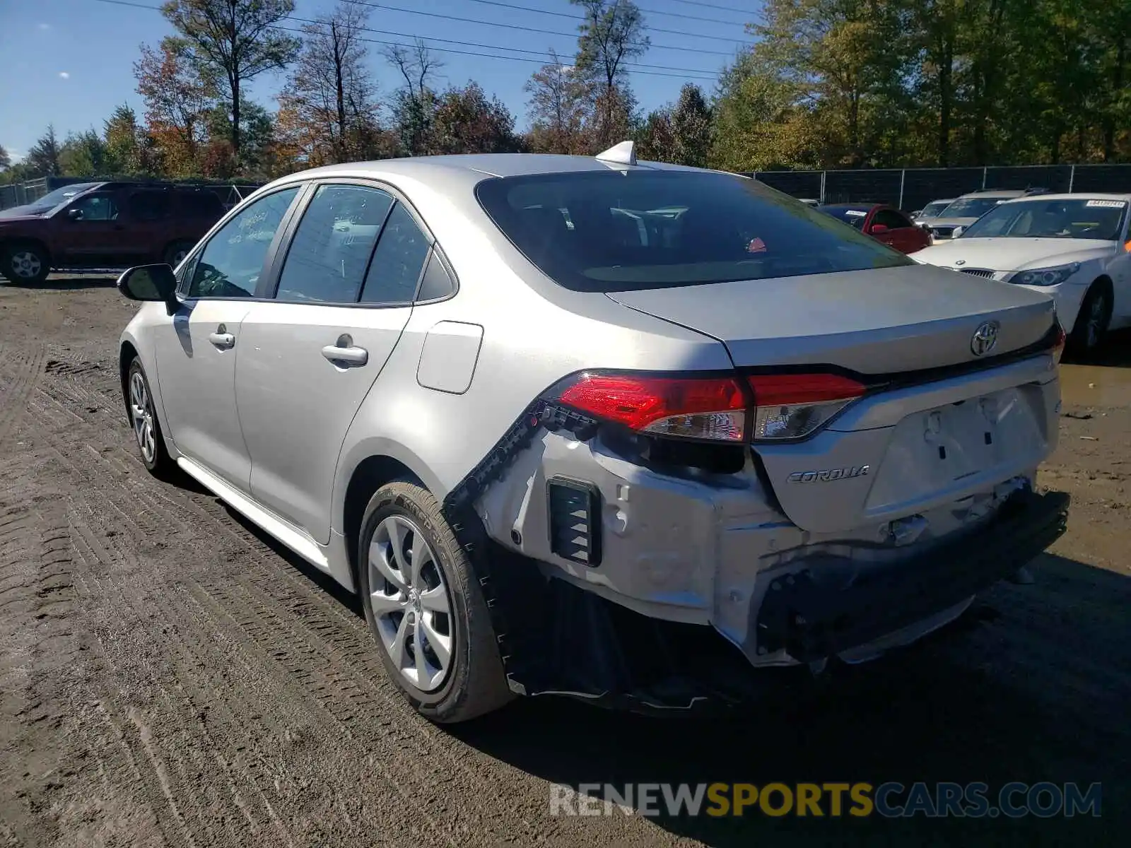 3 Photograph of a damaged car 5YFEPRAEXLP081552 TOYOTA COROLLA 2020