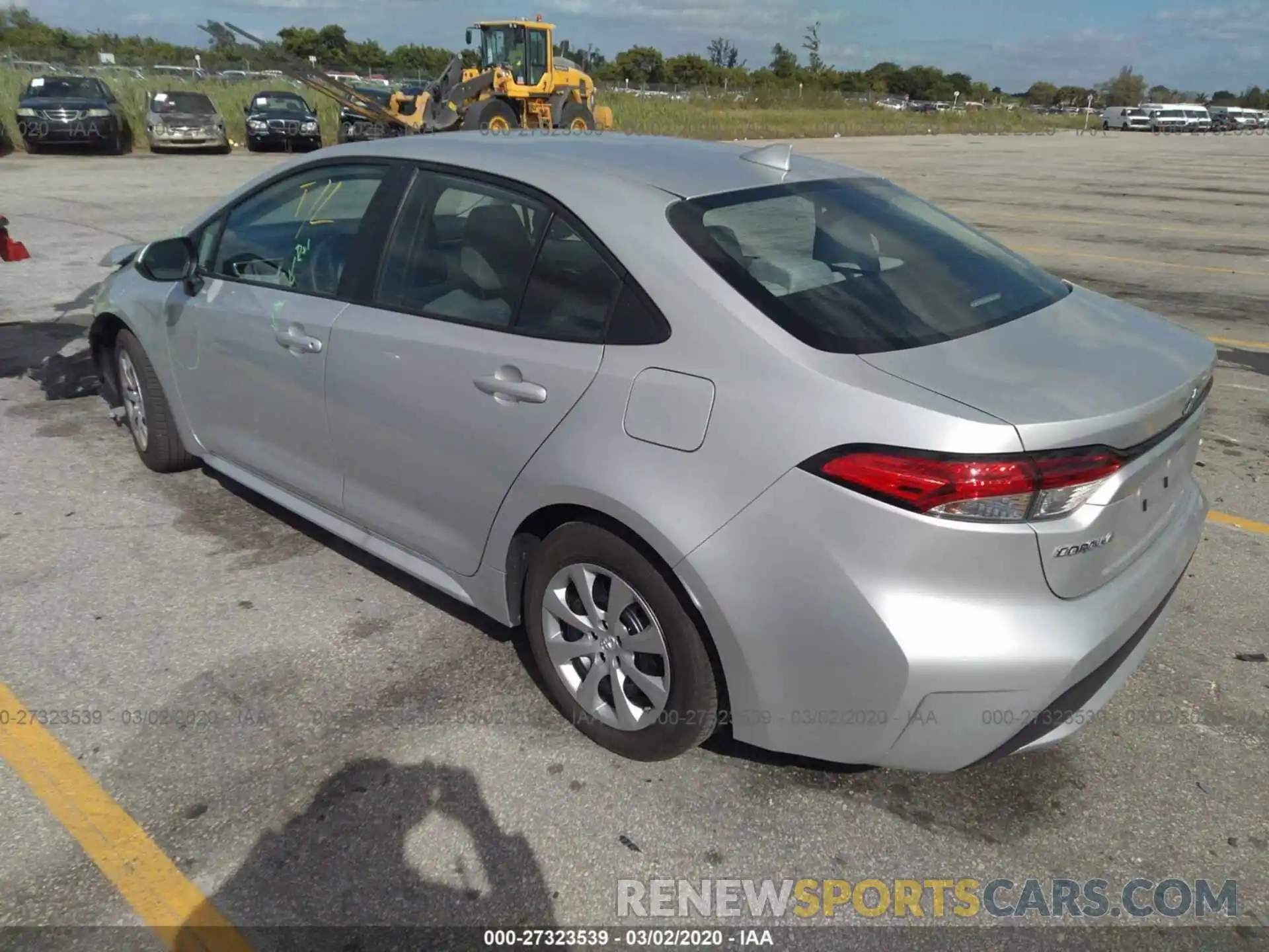 3 Photograph of a damaged car 5YFEPRAEXLP081602 TOYOTA COROLLA 2020