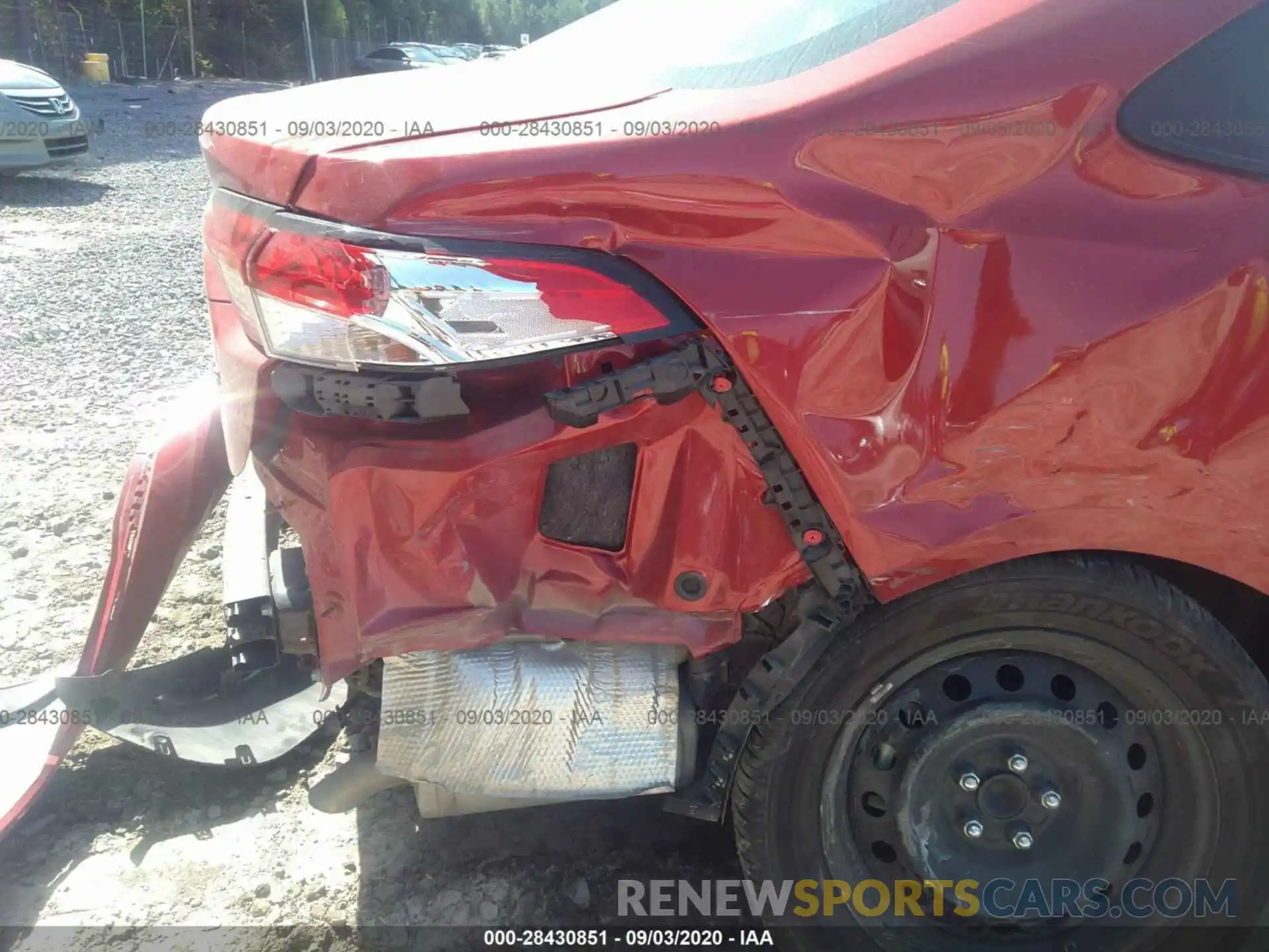 6 Фотография поврежденного автомобиля 5YFEPRAEXLP083236 TOYOTA COROLLA 2020