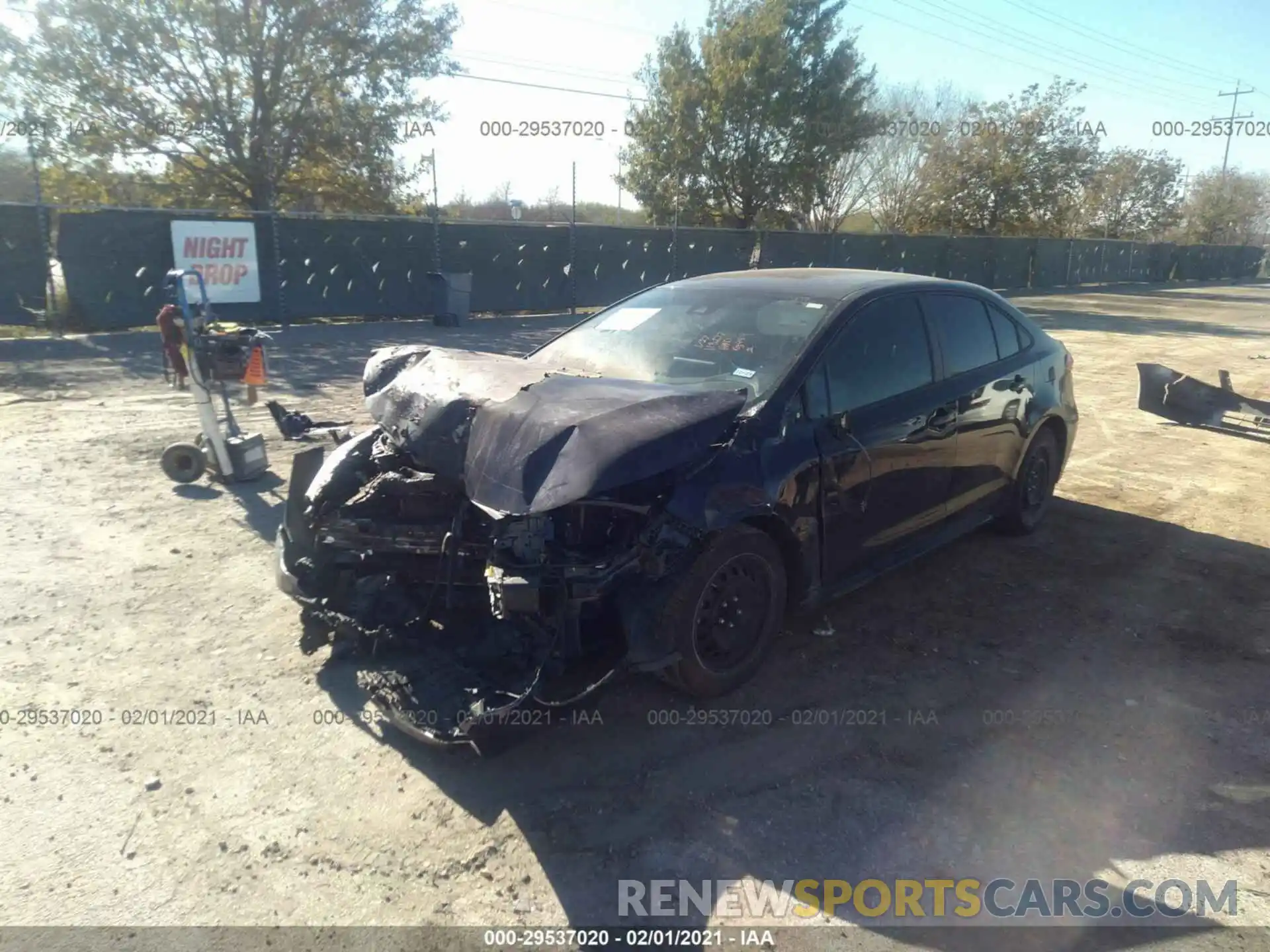 2 Фотография поврежденного автомобиля 5YFEPRAEXLP083494 TOYOTA COROLLA 2020