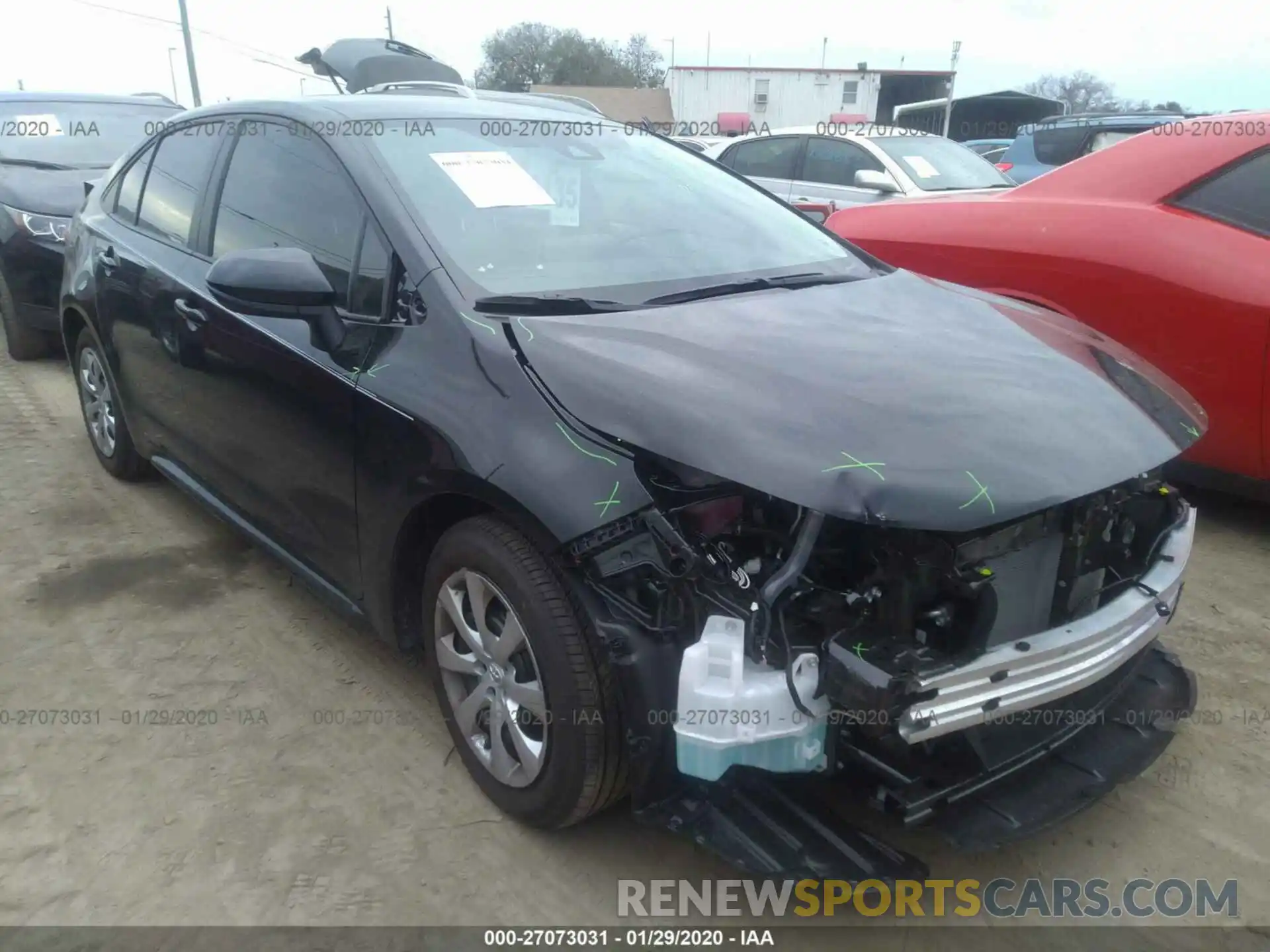 1 Photograph of a damaged car 5YFEPRAEXLP083771 TOYOTA COROLLA 2020