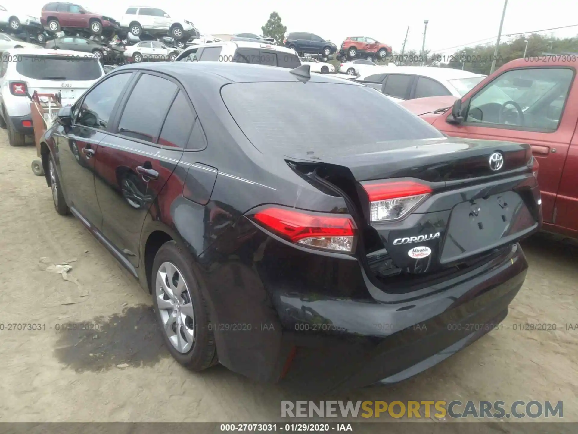 3 Photograph of a damaged car 5YFEPRAEXLP083771 TOYOTA COROLLA 2020