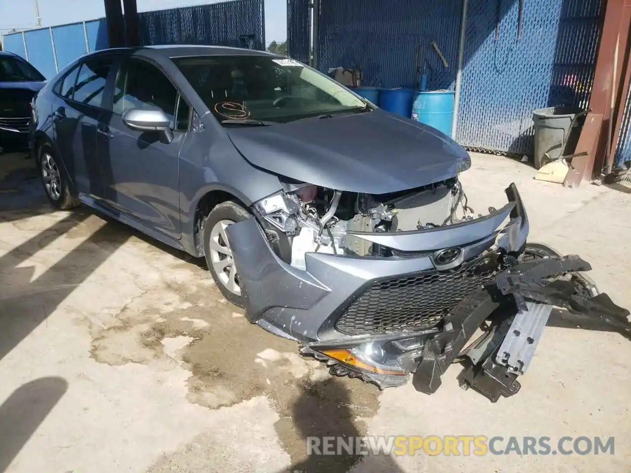 1 Photograph of a damaged car 5YFEPRAEXLP084046 TOYOTA COROLLA 2020