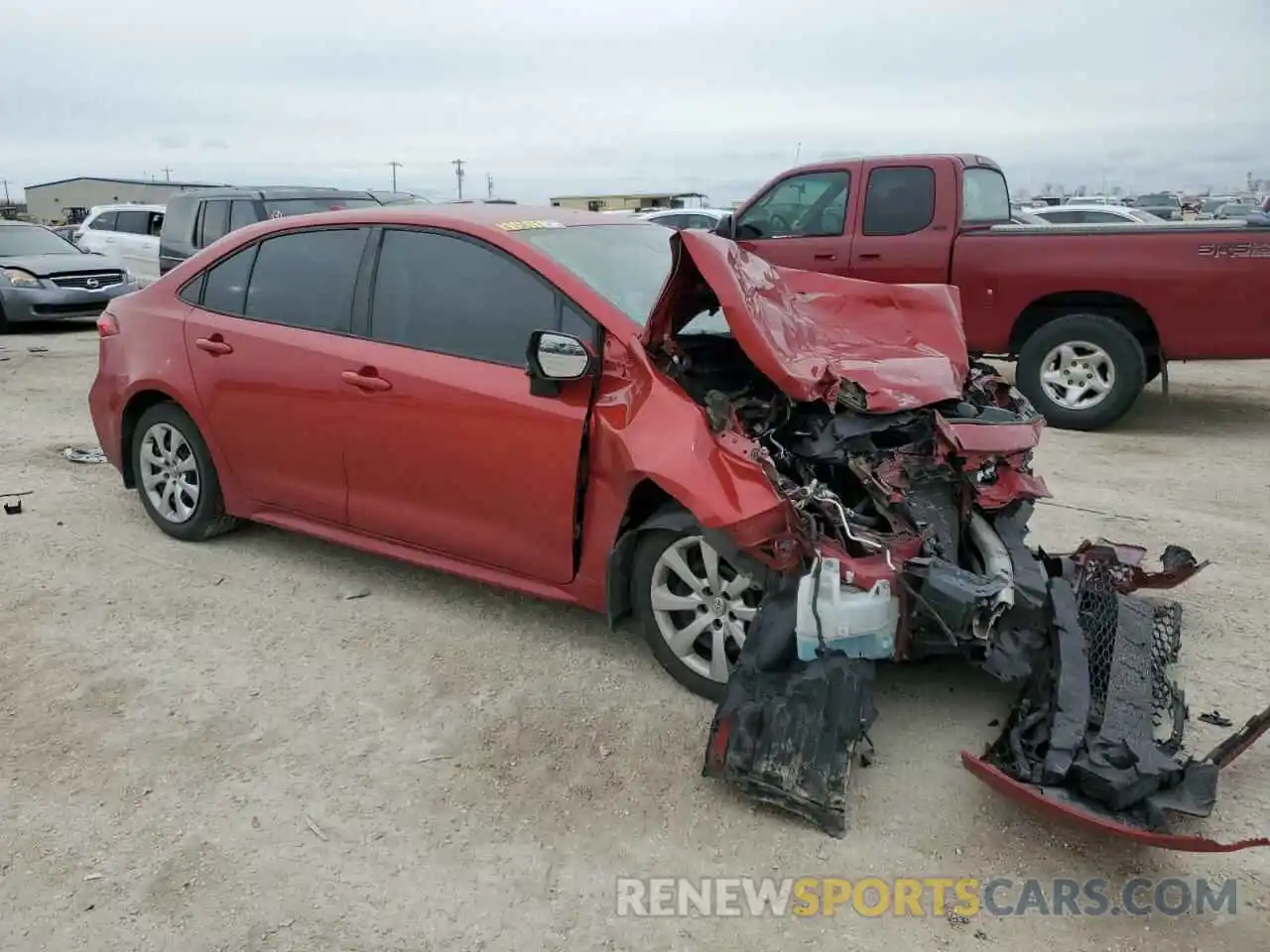 4 Photograph of a damaged car 5YFEPRAEXLP084953 TOYOTA COROLLA 2020