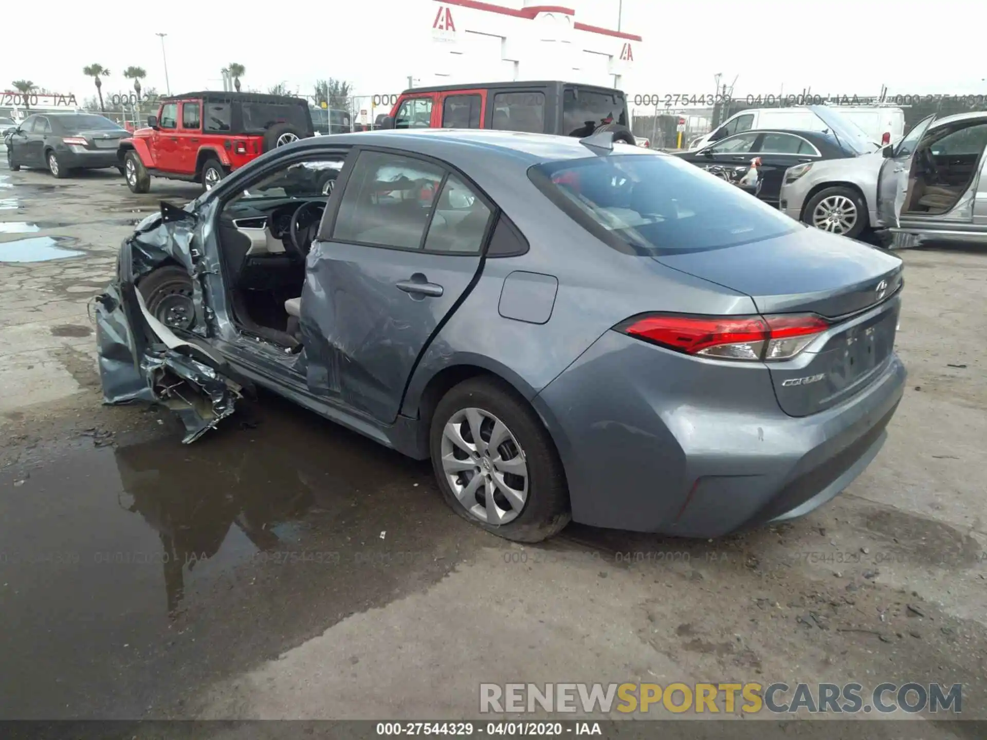 3 Photograph of a damaged car 5YFEPRAEXLP085407 TOYOTA COROLLA 2020