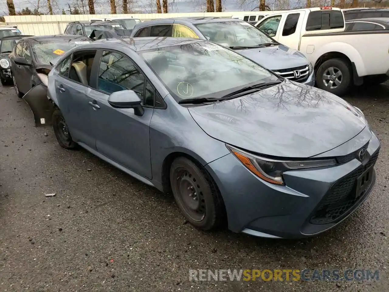 1 Photograph of a damaged car 5YFEPRAEXLP086377 TOYOTA COROLLA 2020