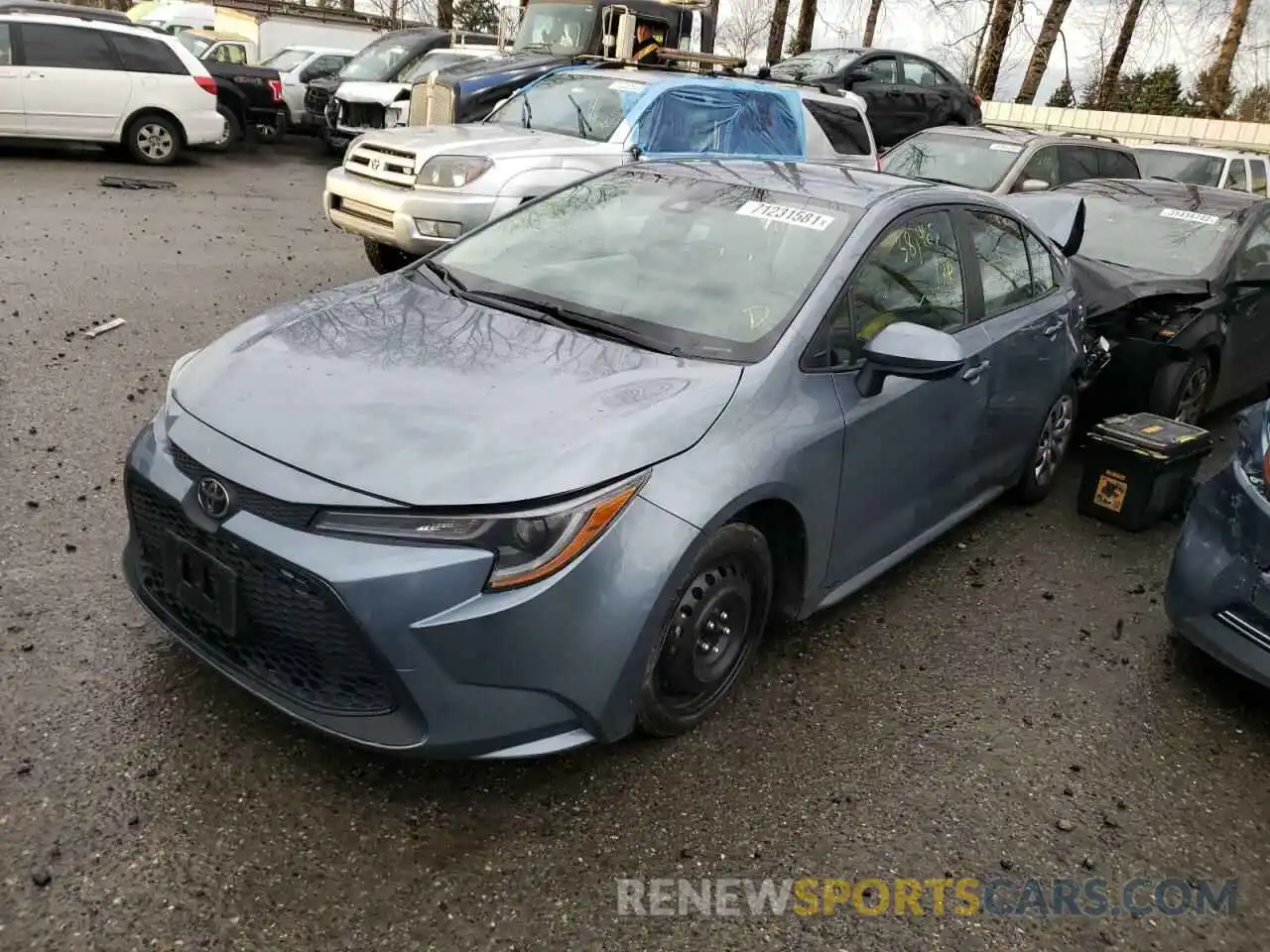 2 Photograph of a damaged car 5YFEPRAEXLP086377 TOYOTA COROLLA 2020