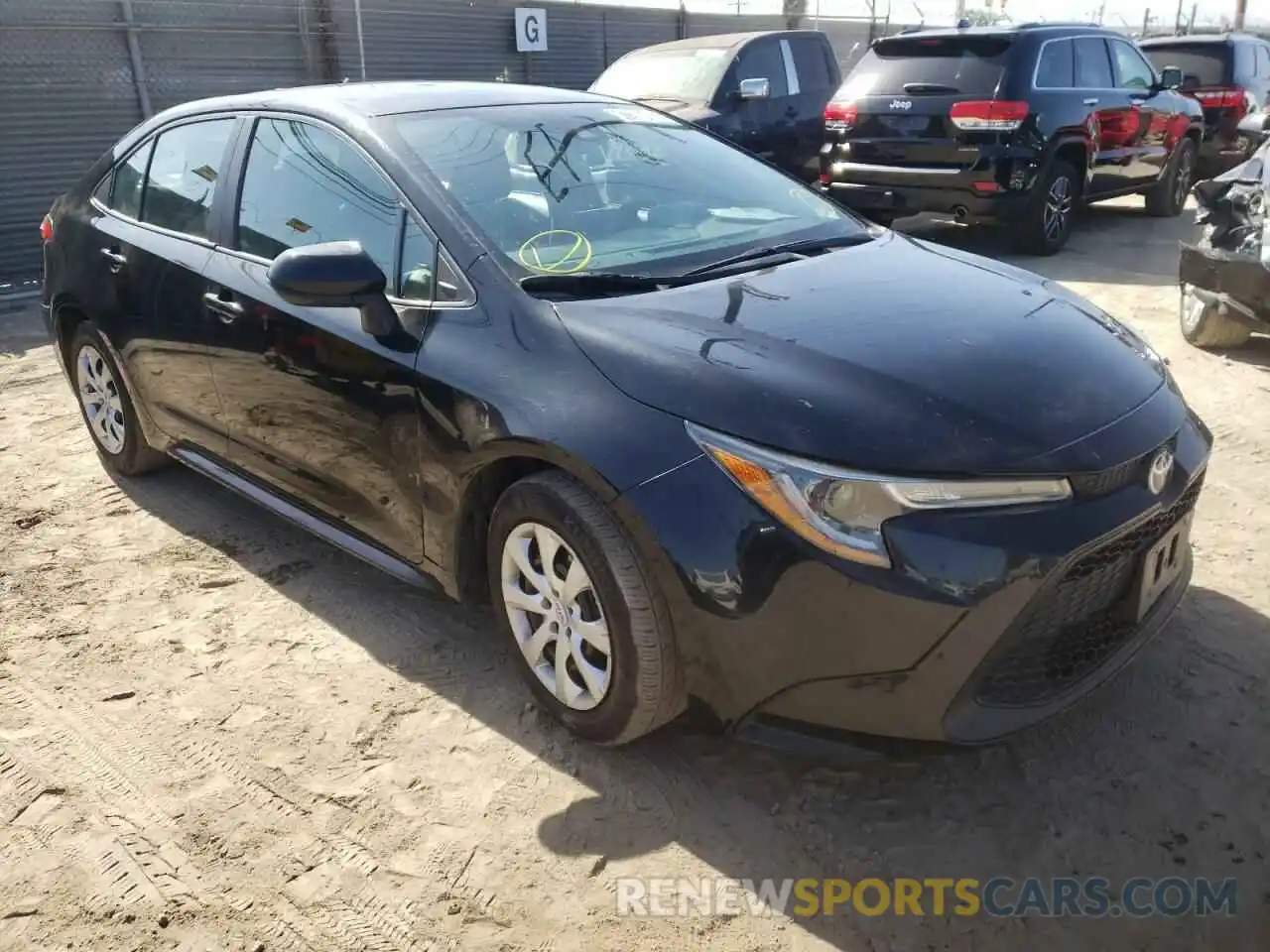 1 Photograph of a damaged car 5YFEPRAEXLP086654 TOYOTA COROLLA 2020