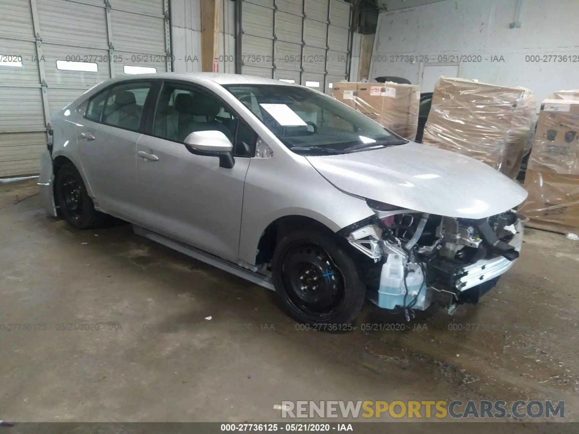 1 Photograph of a damaged car 5YFEPRAEXLP086847 TOYOTA COROLLA 2020