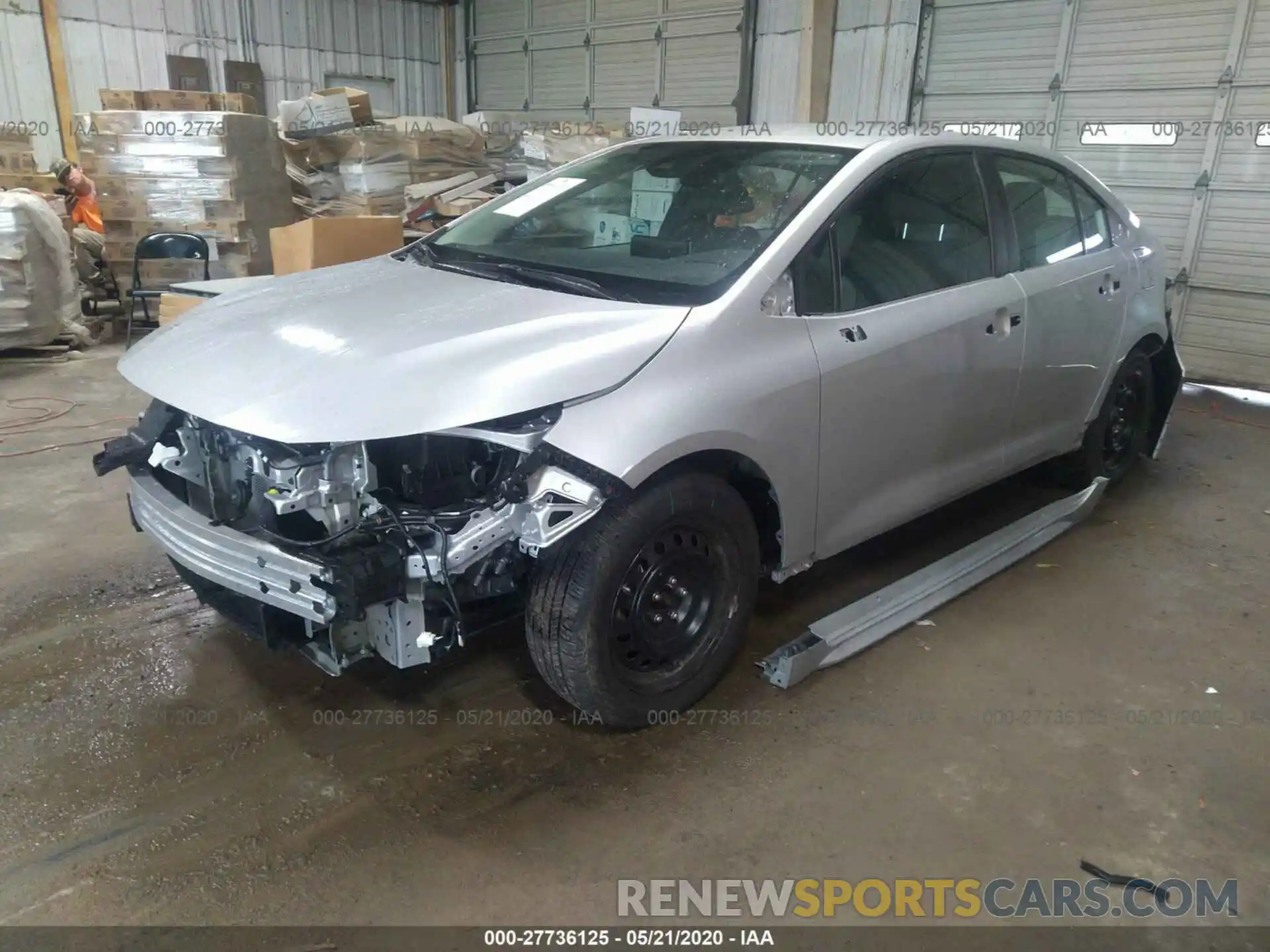 2 Photograph of a damaged car 5YFEPRAEXLP086847 TOYOTA COROLLA 2020