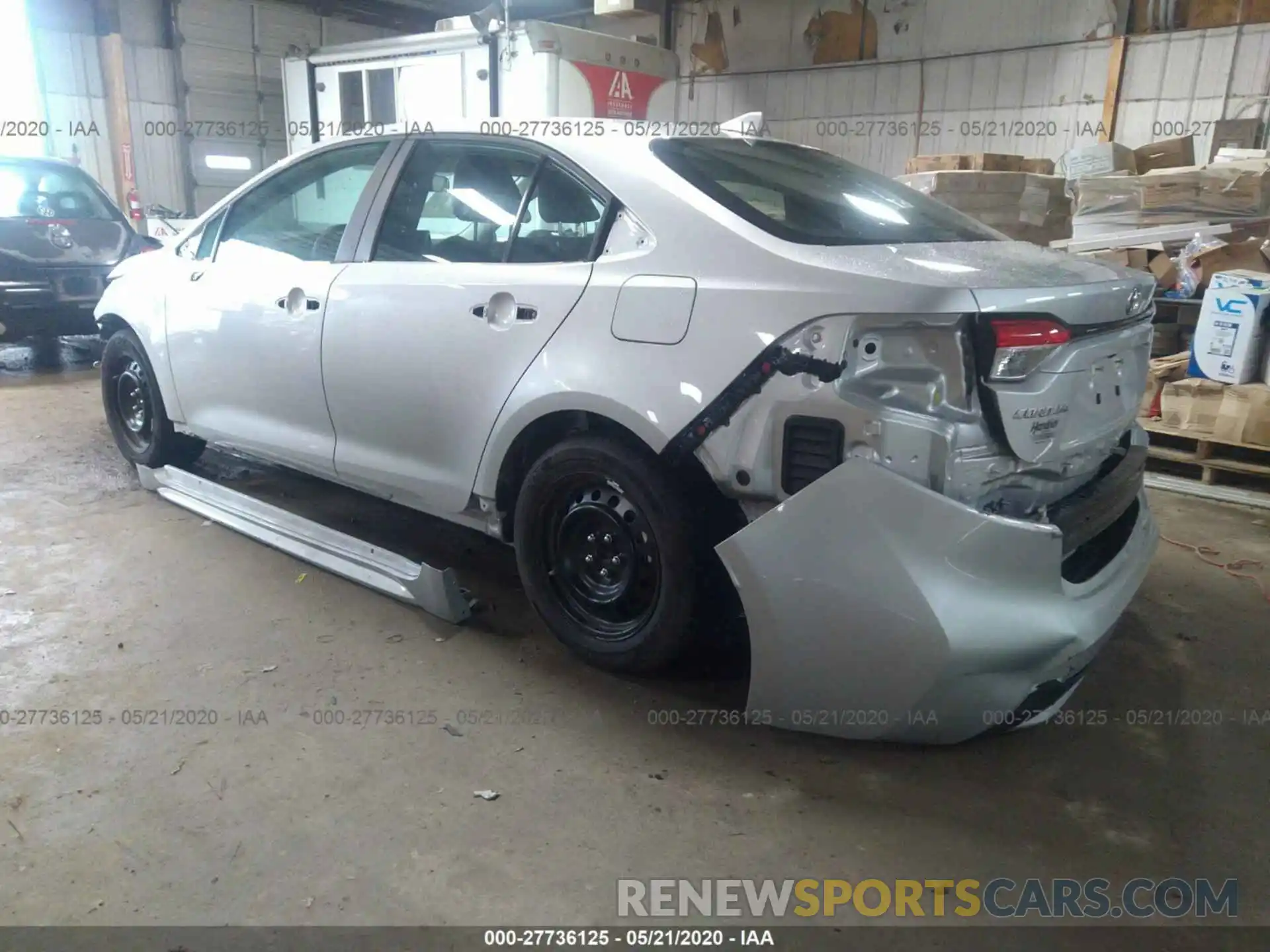 3 Photograph of a damaged car 5YFEPRAEXLP086847 TOYOTA COROLLA 2020