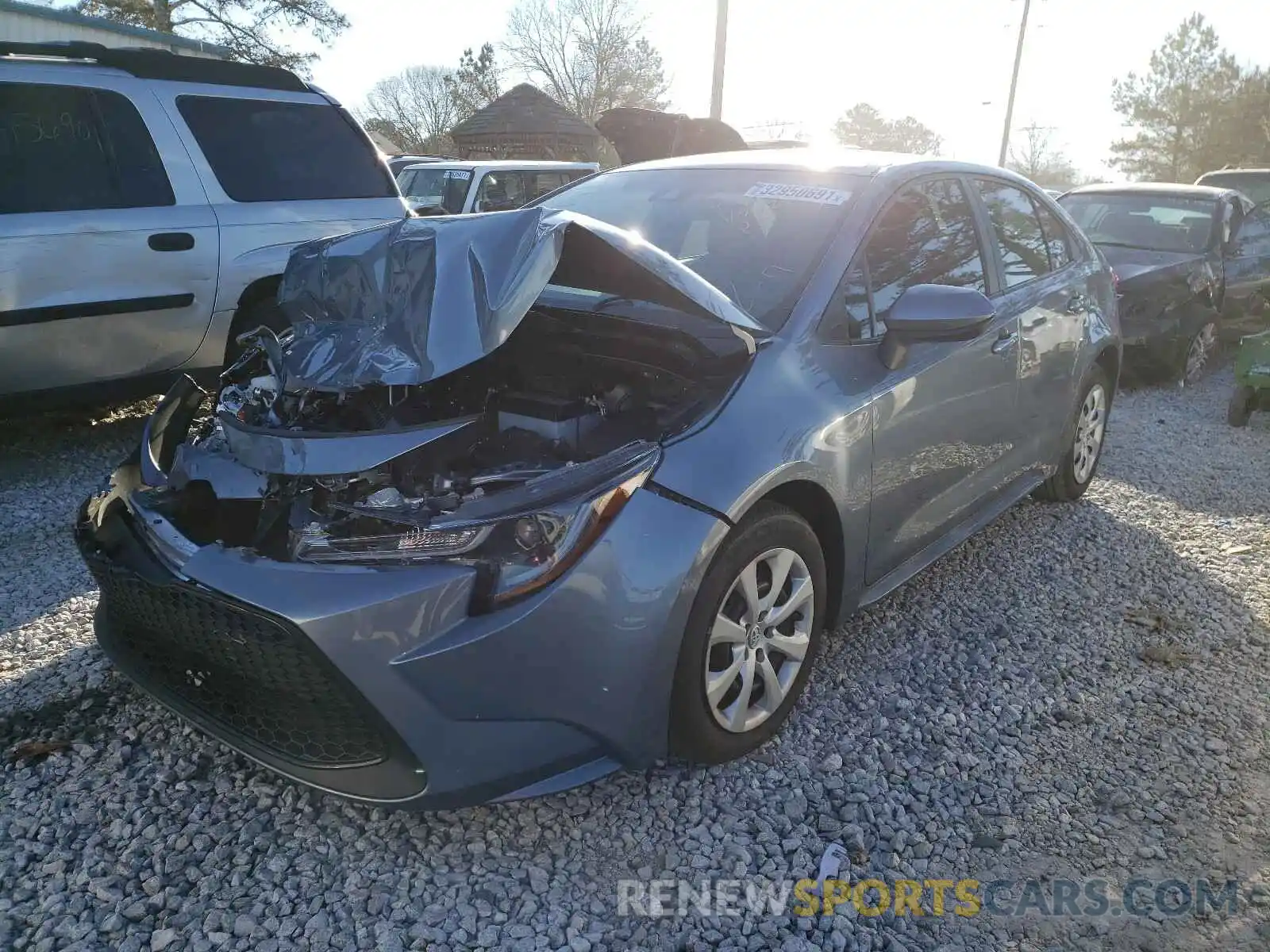 2 Photograph of a damaged car 5YFEPRAEXLP087335 TOYOTA COROLLA 2020