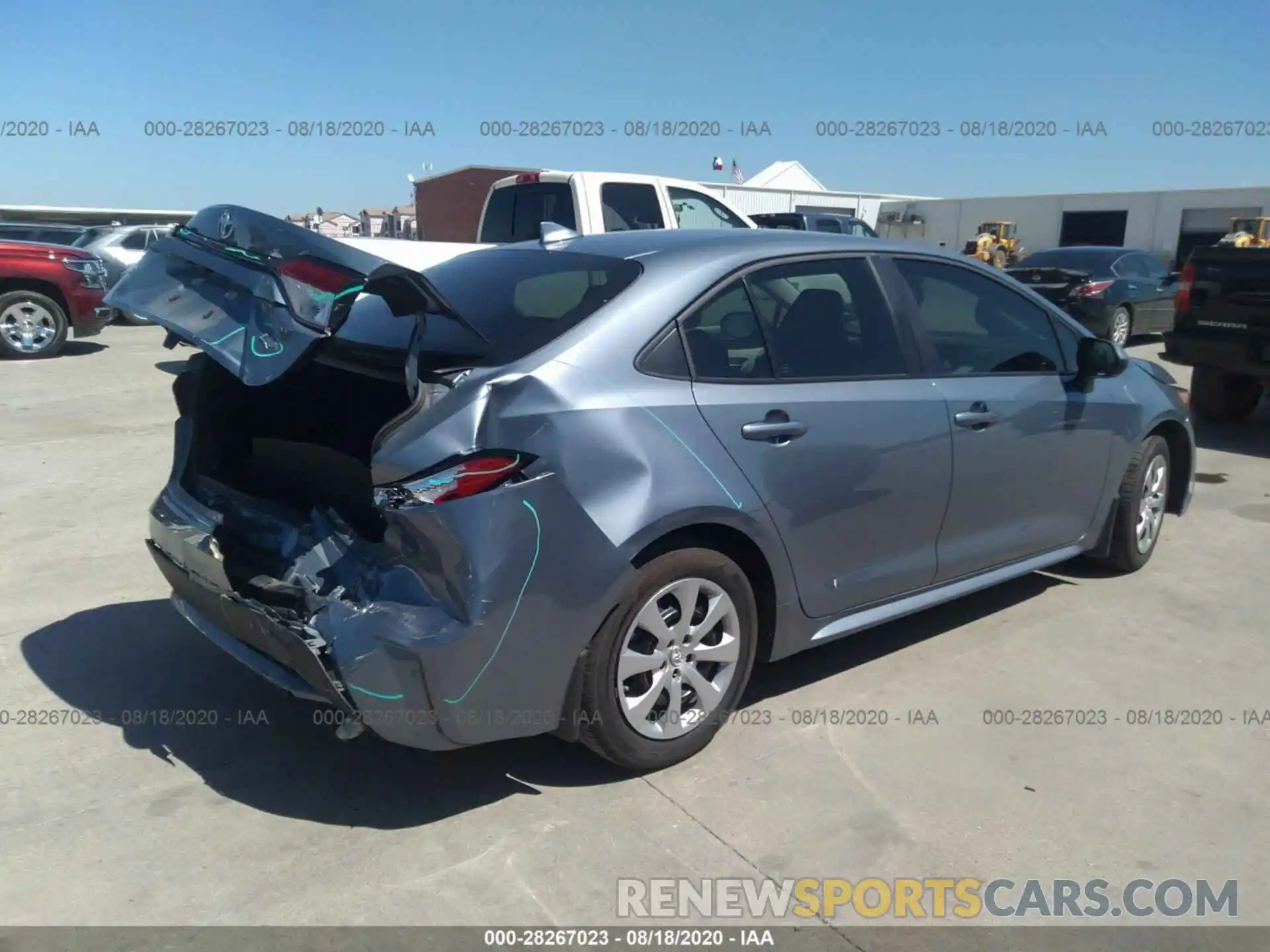 4 Photograph of a damaged car 5YFEPRAEXLP087657 TOYOTA COROLLA 2020