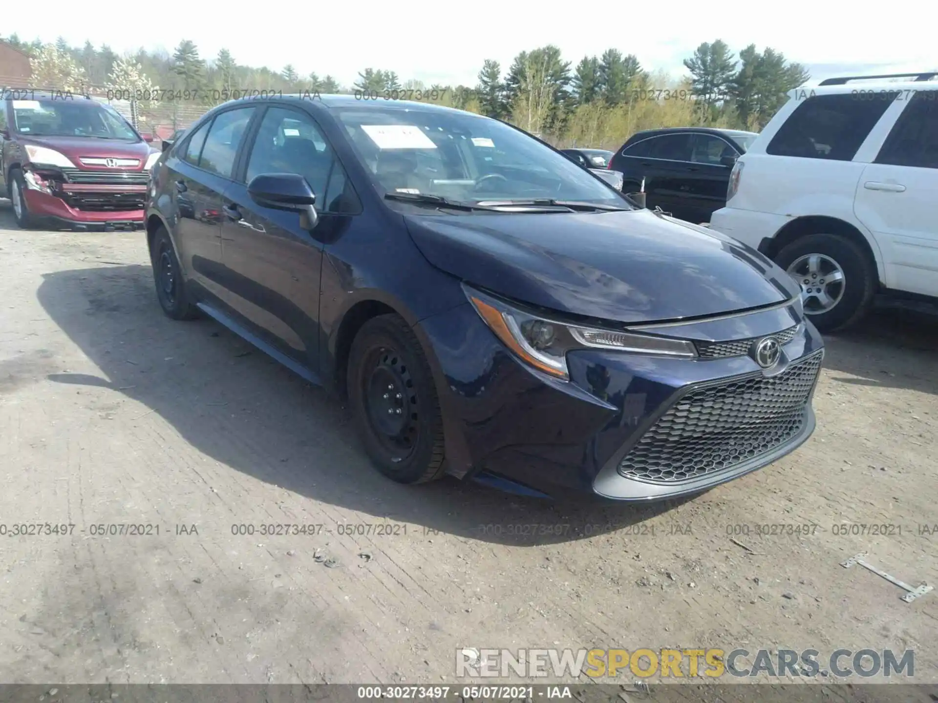 1 Photograph of a damaged car 5YFEPRAEXLP088825 TOYOTA COROLLA 2020