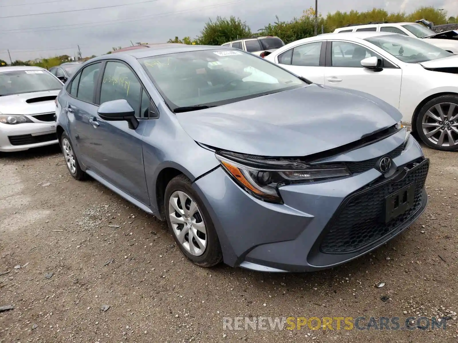 1 Photograph of a damaged car 5YFEPRAEXLP089439 TOYOTA COROLLA 2020