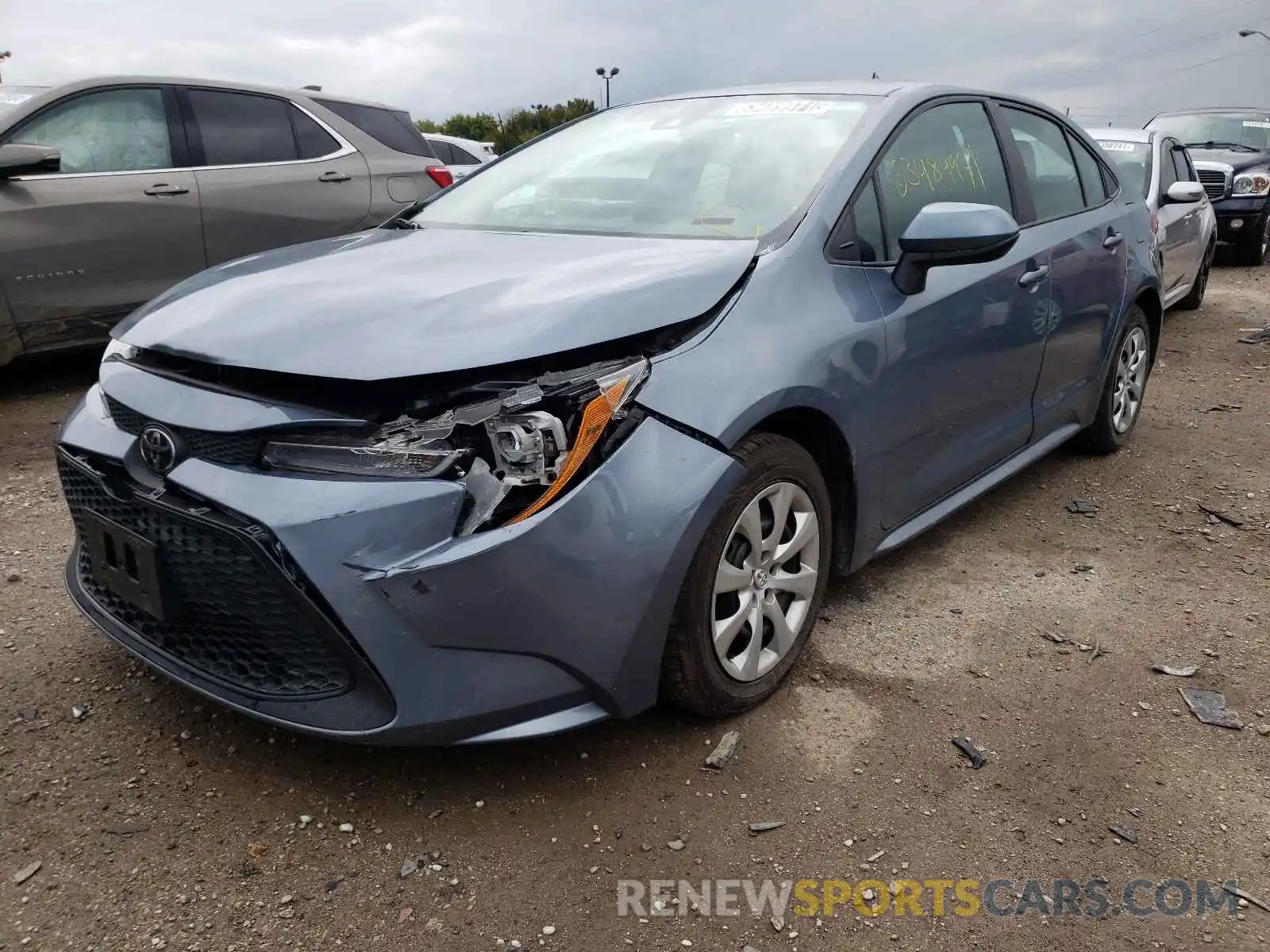 2 Photograph of a damaged car 5YFEPRAEXLP089439 TOYOTA COROLLA 2020