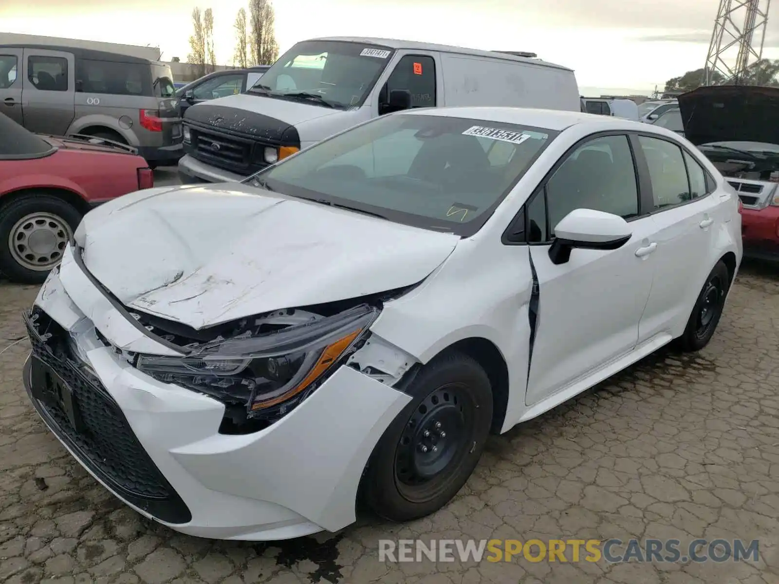 2 Photograph of a damaged car 5YFEPRAEXLP089523 TOYOTA COROLLA 2020