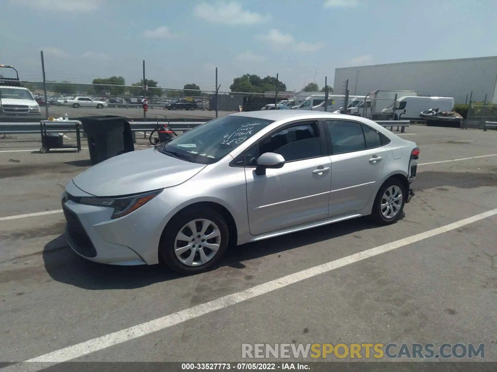 2 Photograph of a damaged car 5YFEPRAEXLP089649 TOYOTA COROLLA 2020