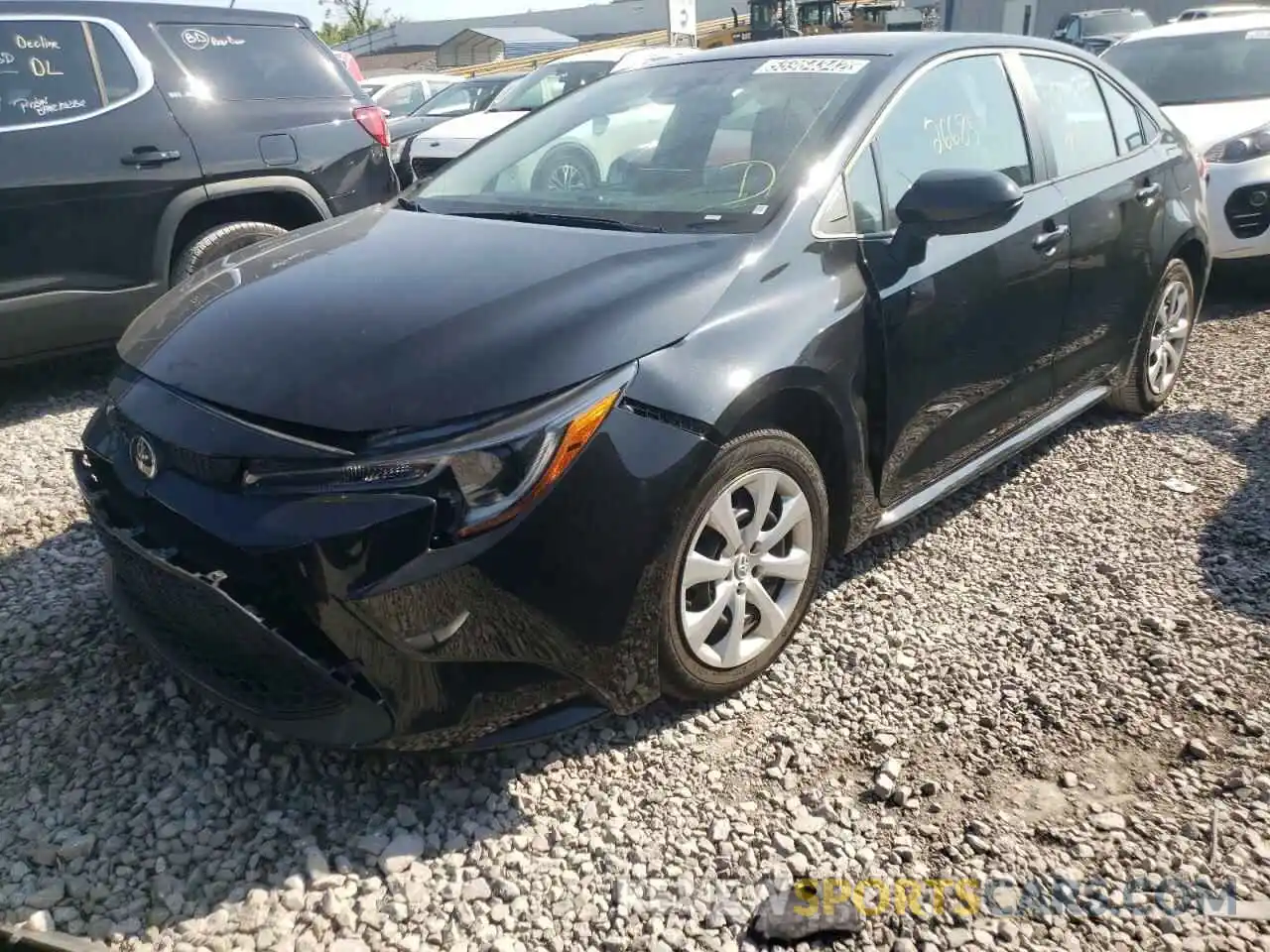 2 Photograph of a damaged car 5YFEPRAEXLP090512 TOYOTA COROLLA 2020