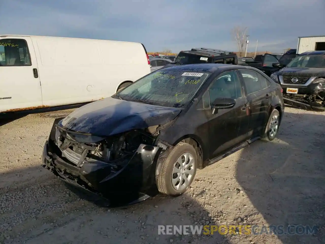 2 Photograph of a damaged car 5YFEPRAEXLP090526 TOYOTA COROLLA 2020